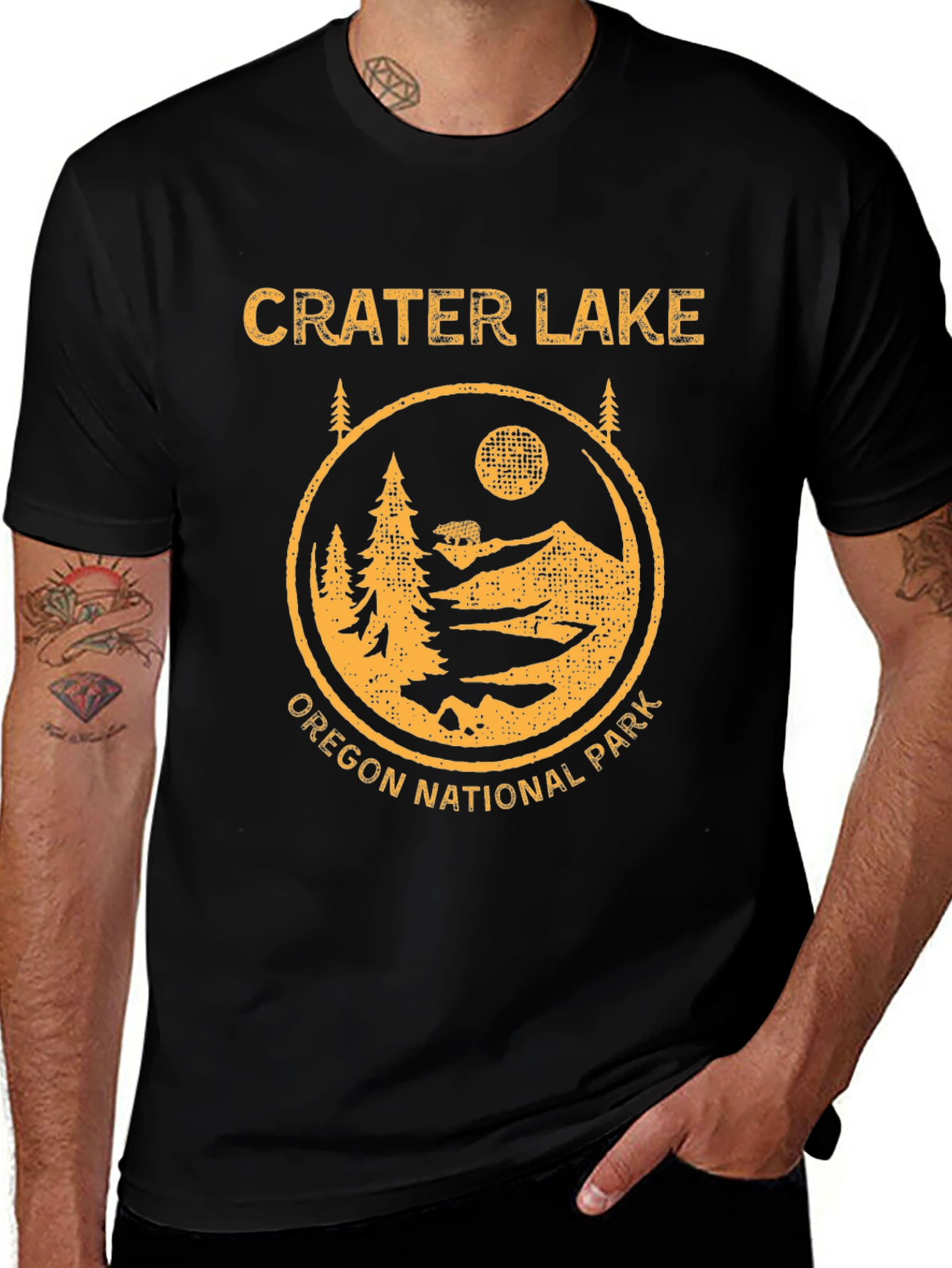 Crater Lake Oregon National Park Graphic Tee