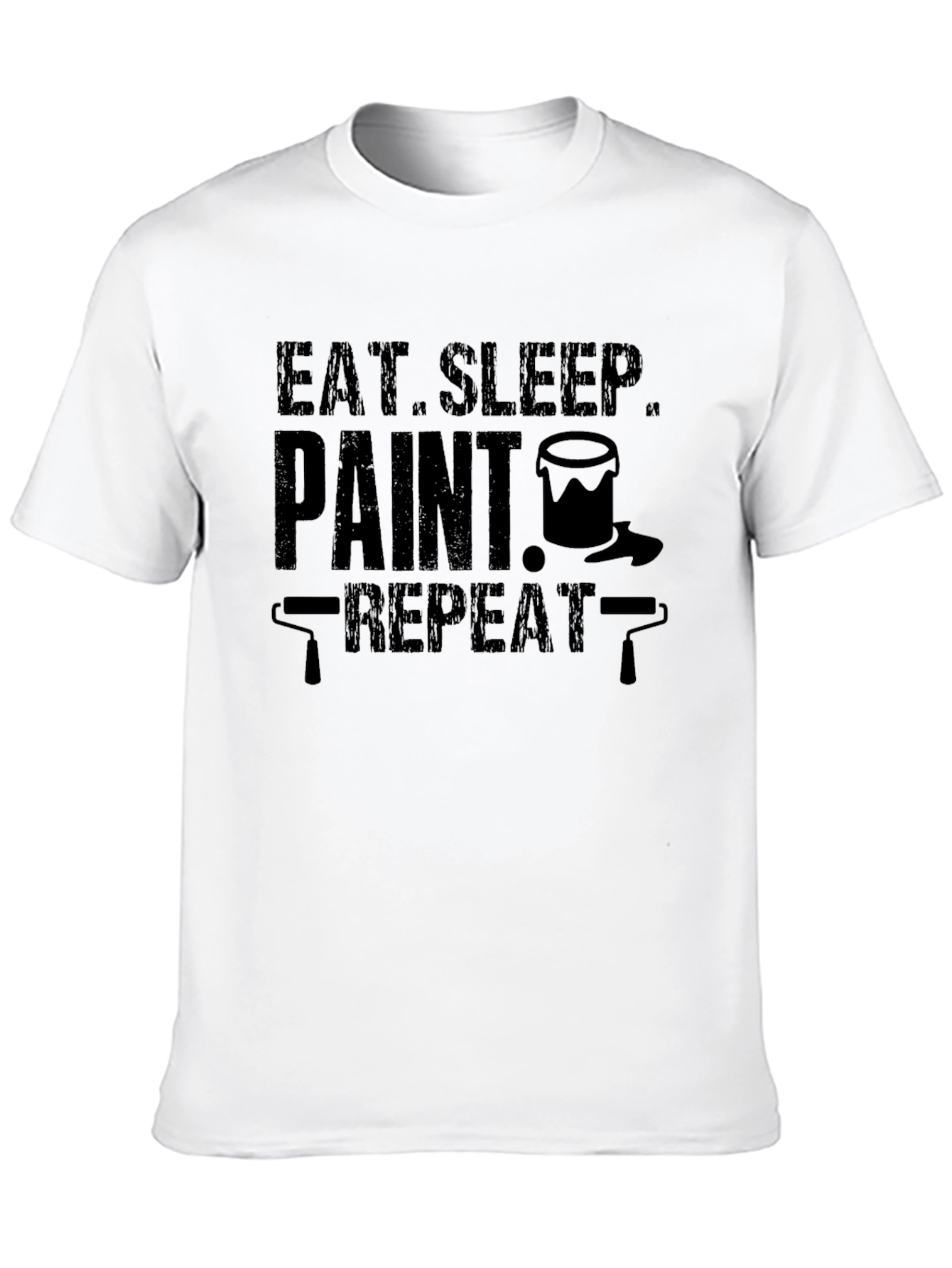 Eat Sleep Paint Repeat Graphic T-Shirt