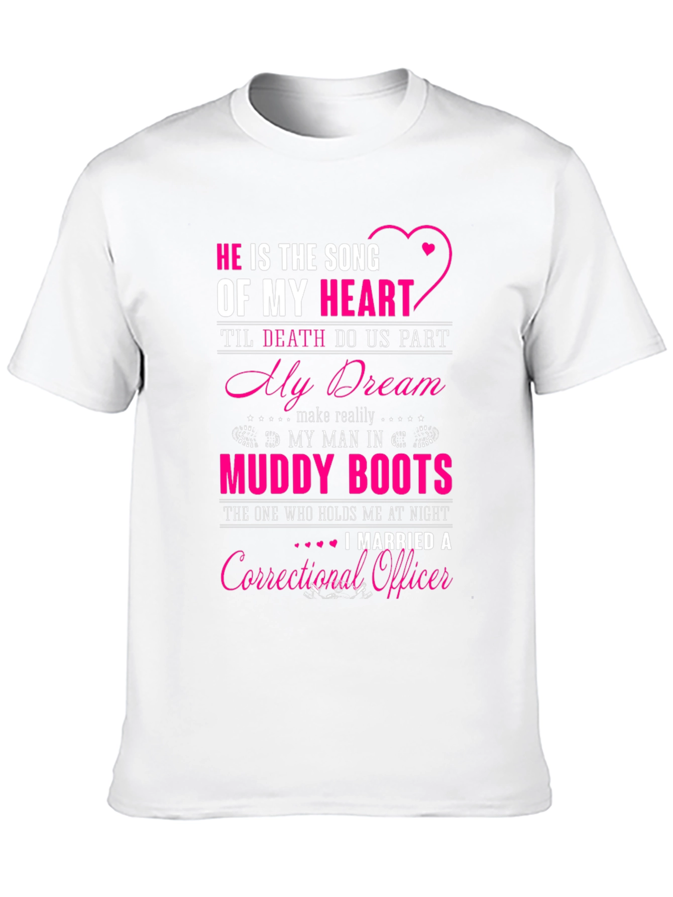 Correctional Officers Love T-Shirt