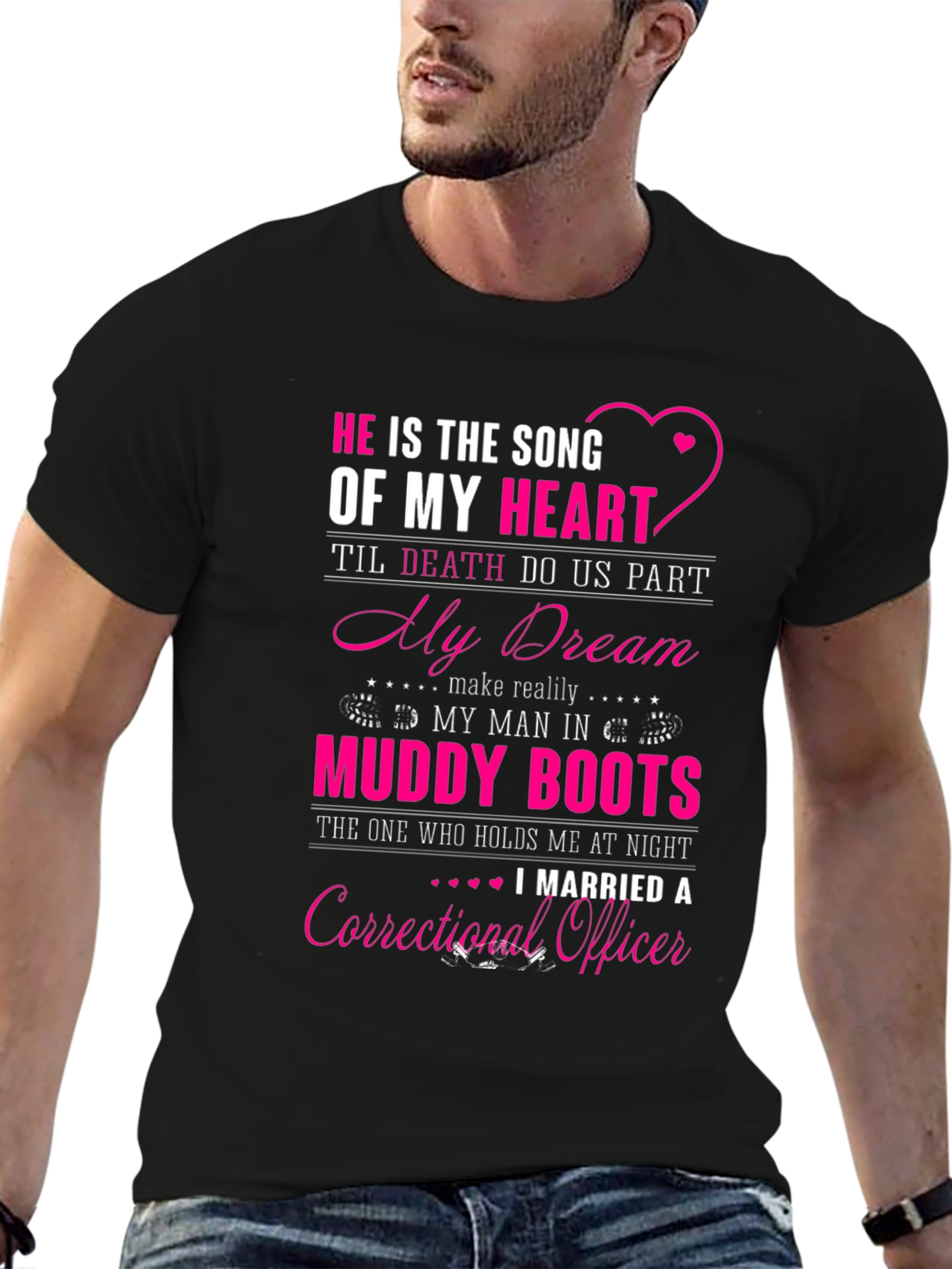 Correctional Officers Love T-Shirt