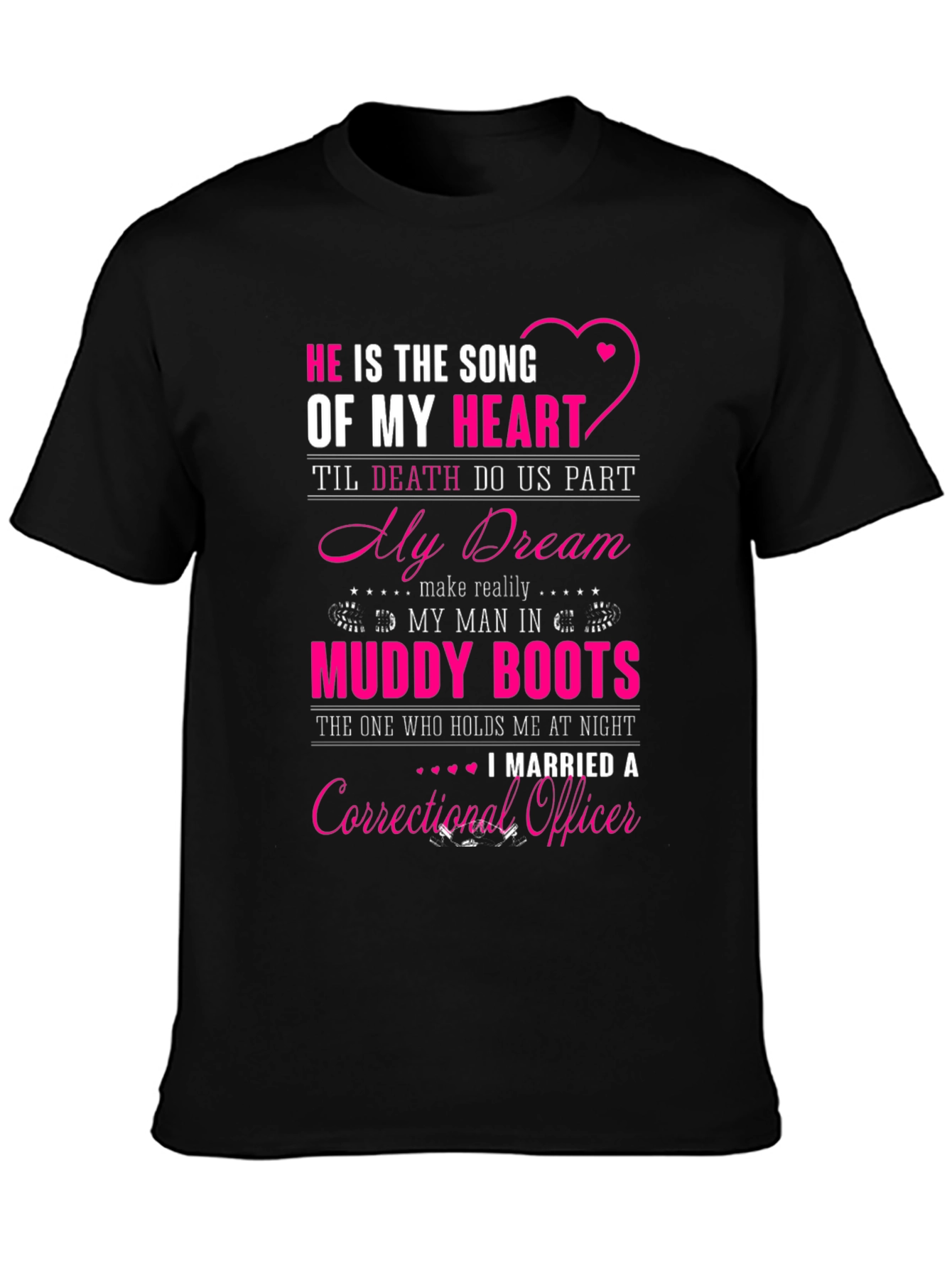 Correctional Officers Love T-Shirt
