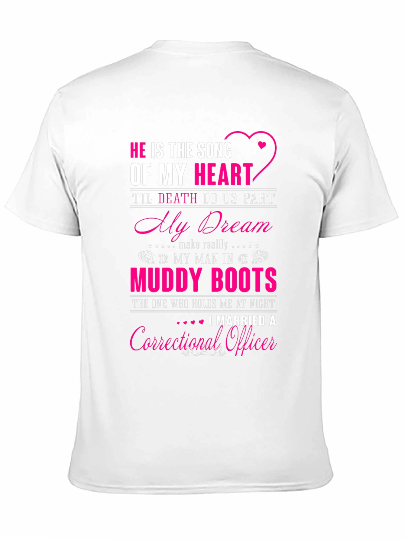 Correctional Officers Love T-Shirt