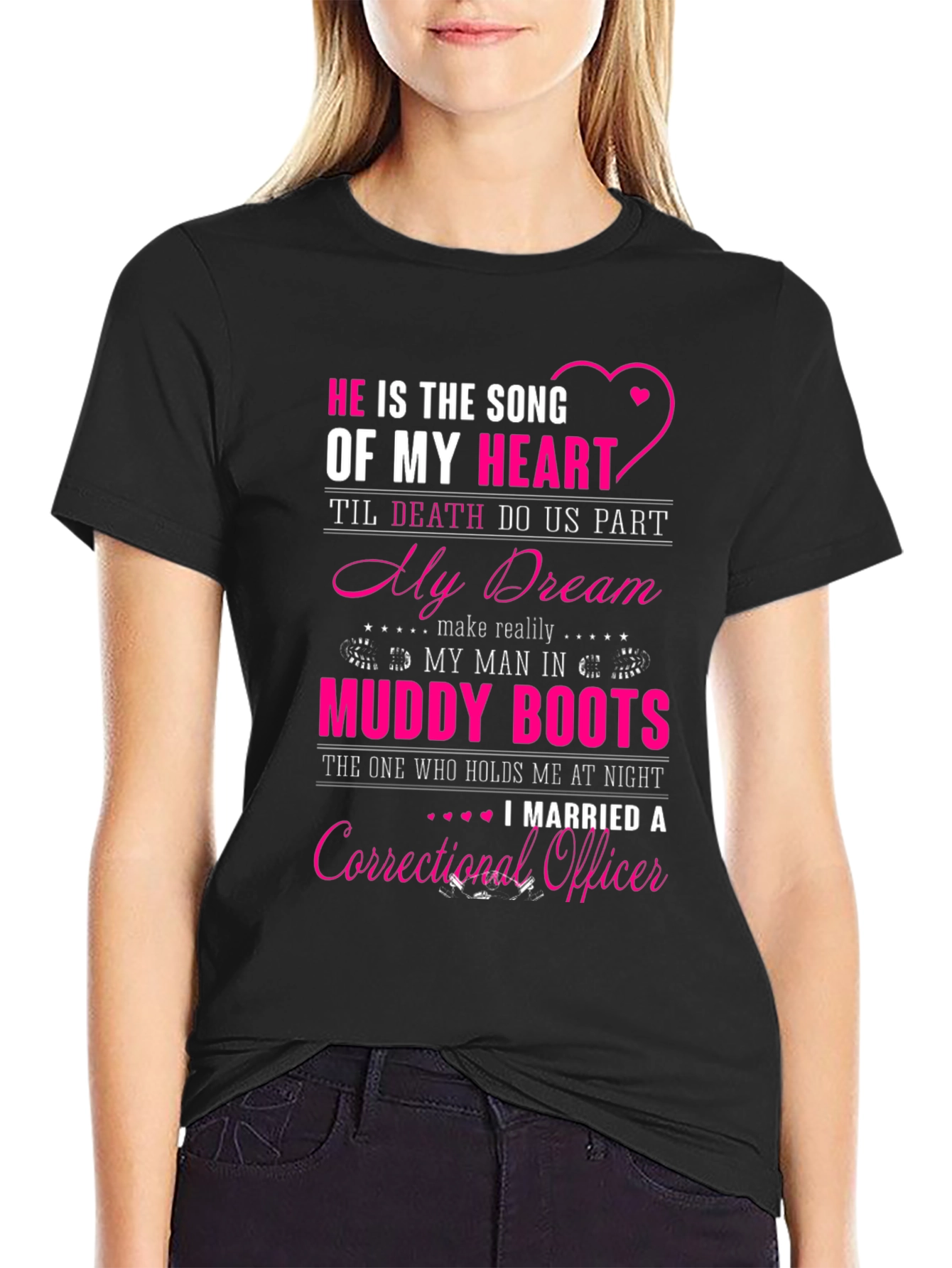 Correctional Officers Love T-Shirt