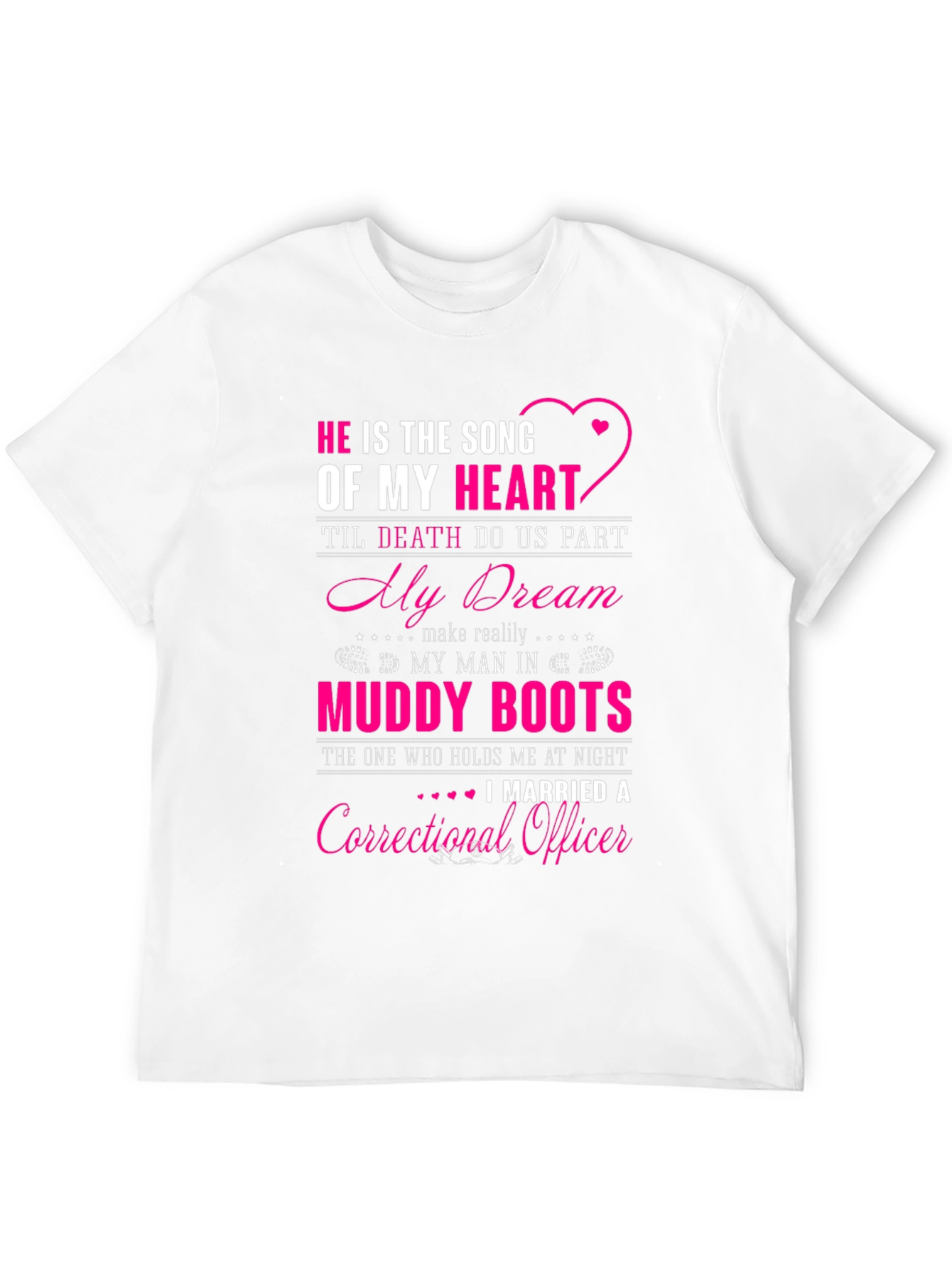 Correctional Officers Love T-Shirt