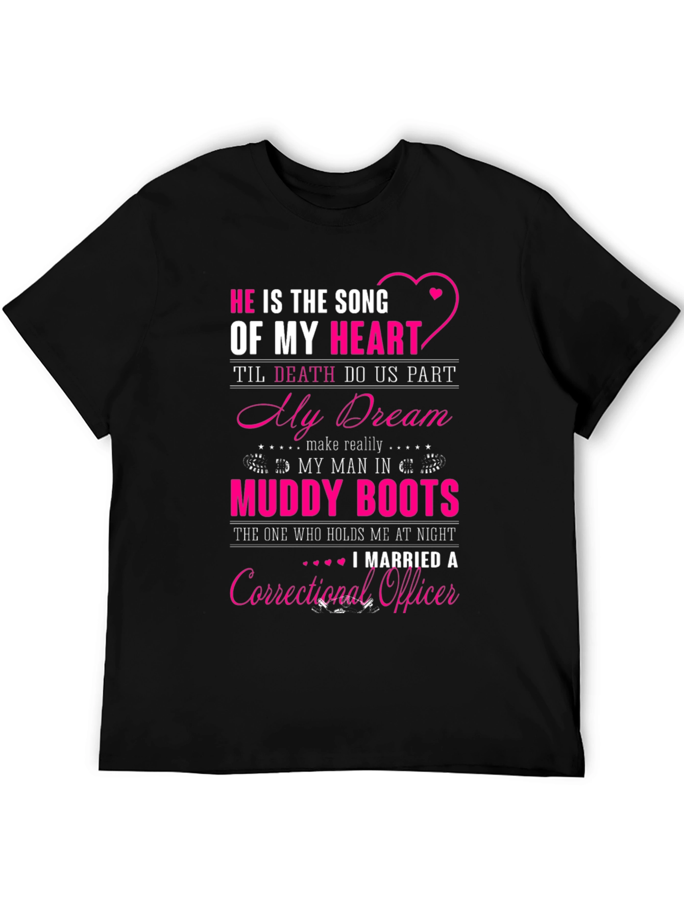 Correctional Officers Love T-Shirt