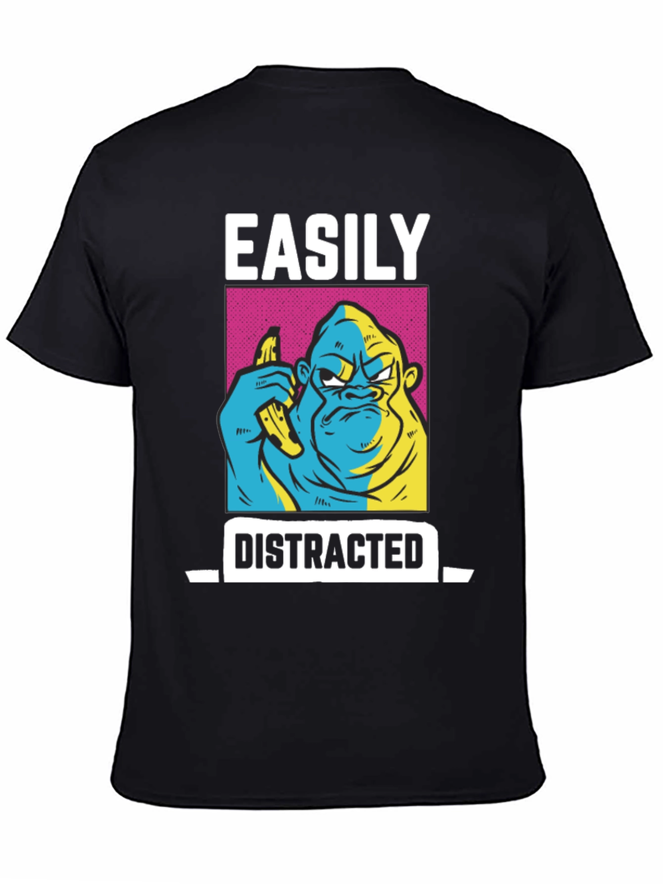 Easily Distracted Gorilla Graphic Tee