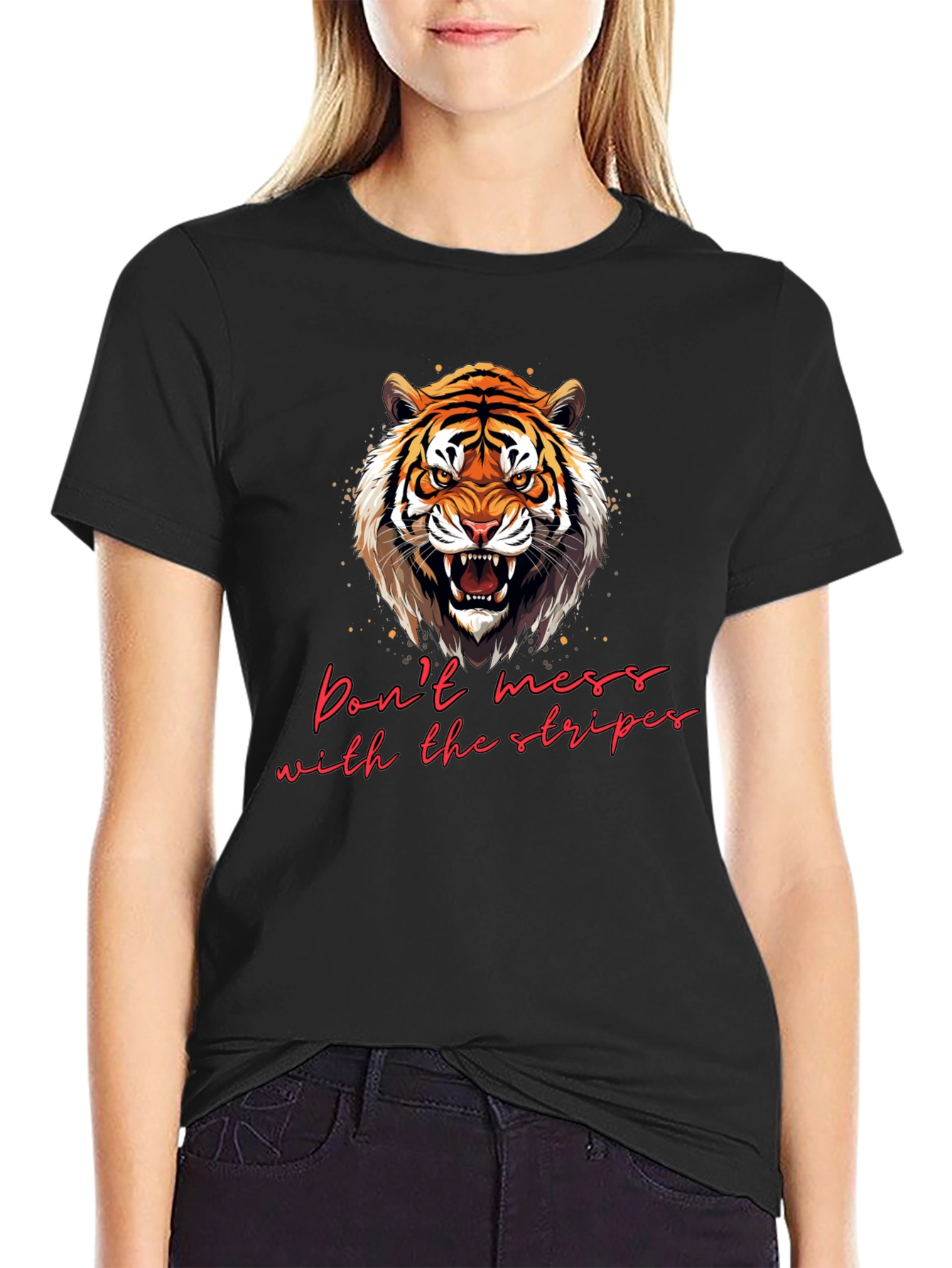 Tiger Stripes Graphic Tee - Fierce Fashion