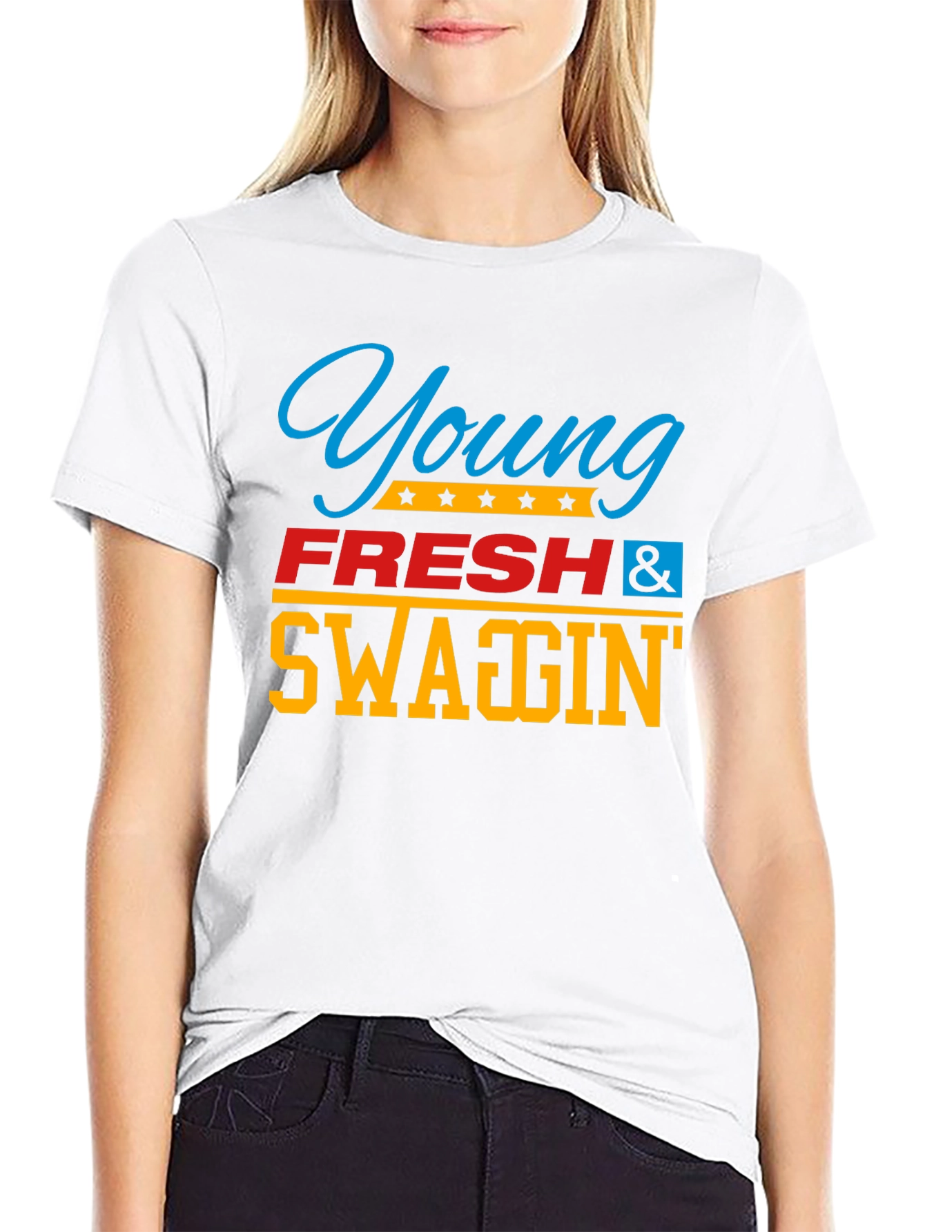 Young Fresh & Swaggin Graphic T-Shirt