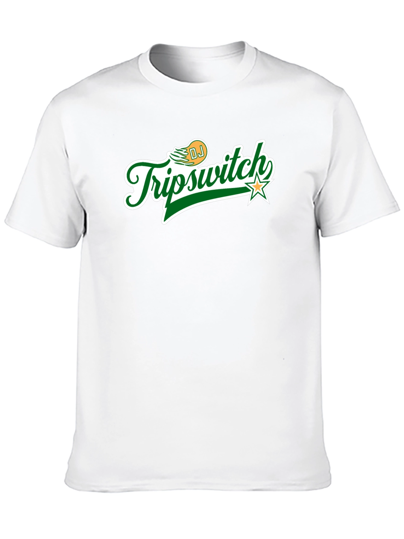 DJ Tripswitch Graphic Tee - Black Cotton Blend