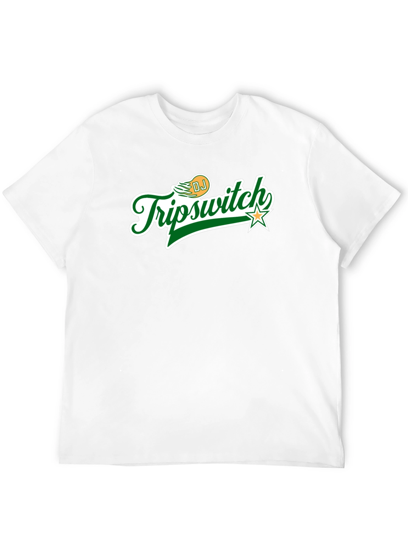 DJ Tripswitch Graphic Tee - Black Cotton Blend