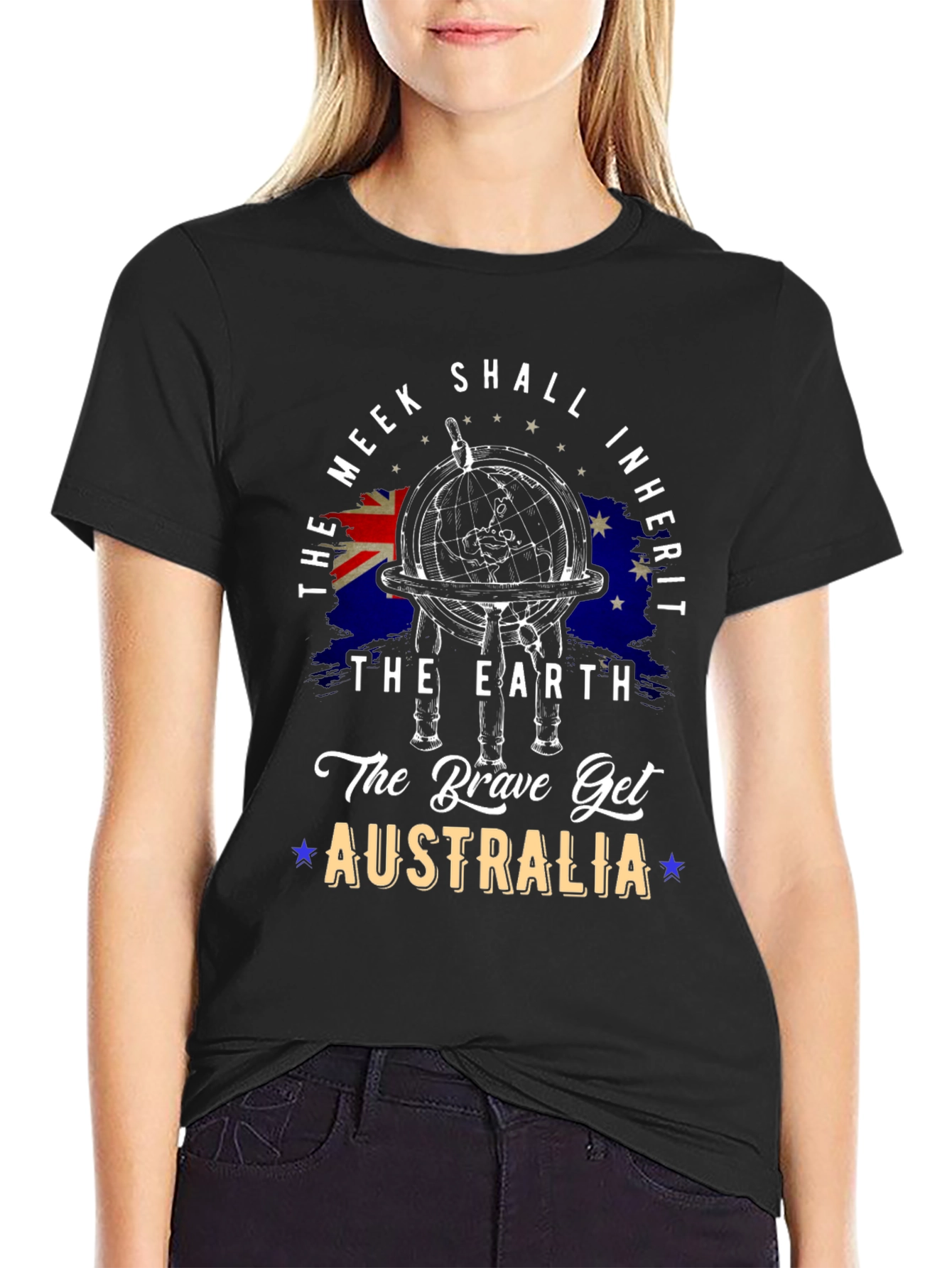 The Meek Shall Inherit Australia Graphic T-Shirt
