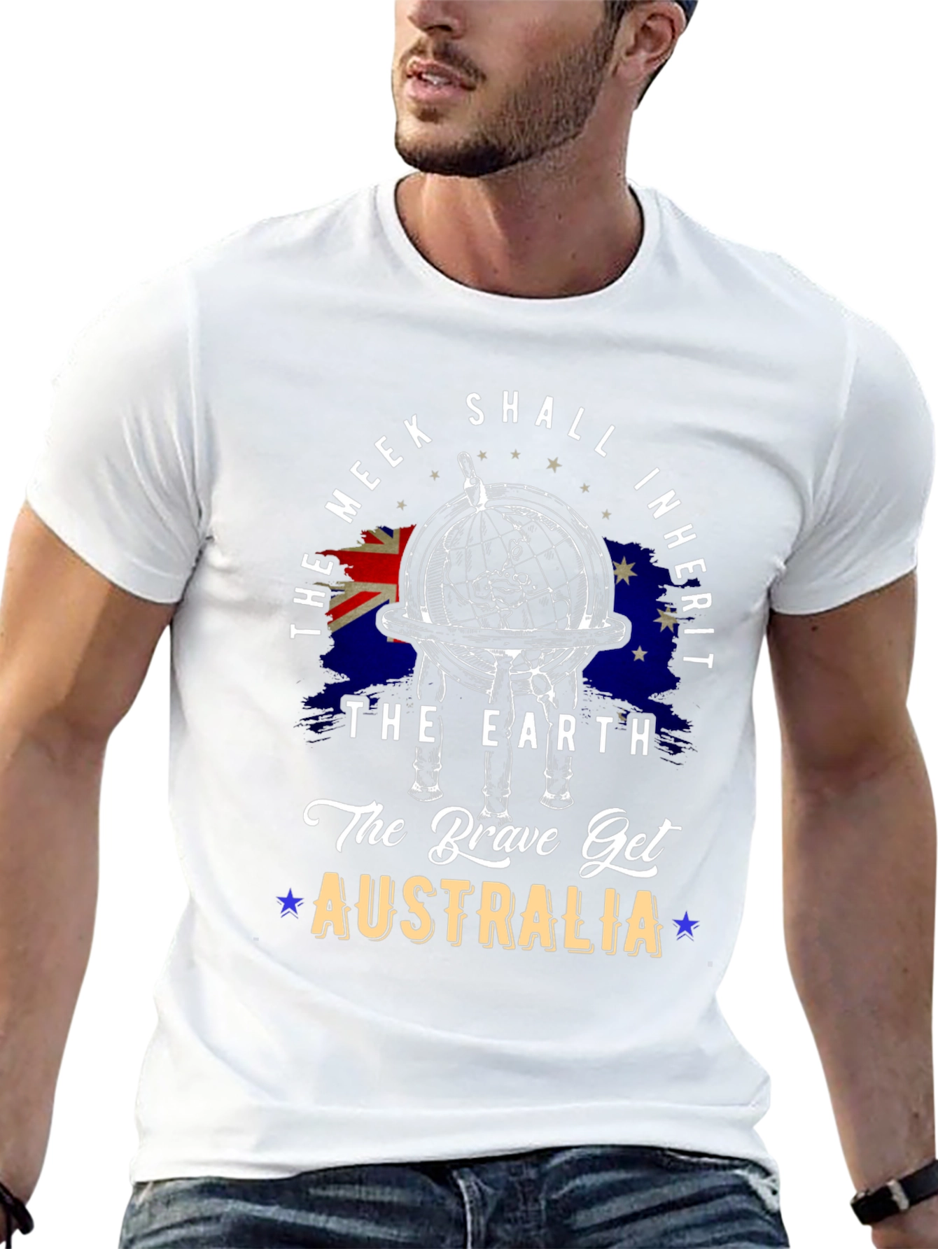 The Meek Shall Inherit Australia Graphic T-Shirt