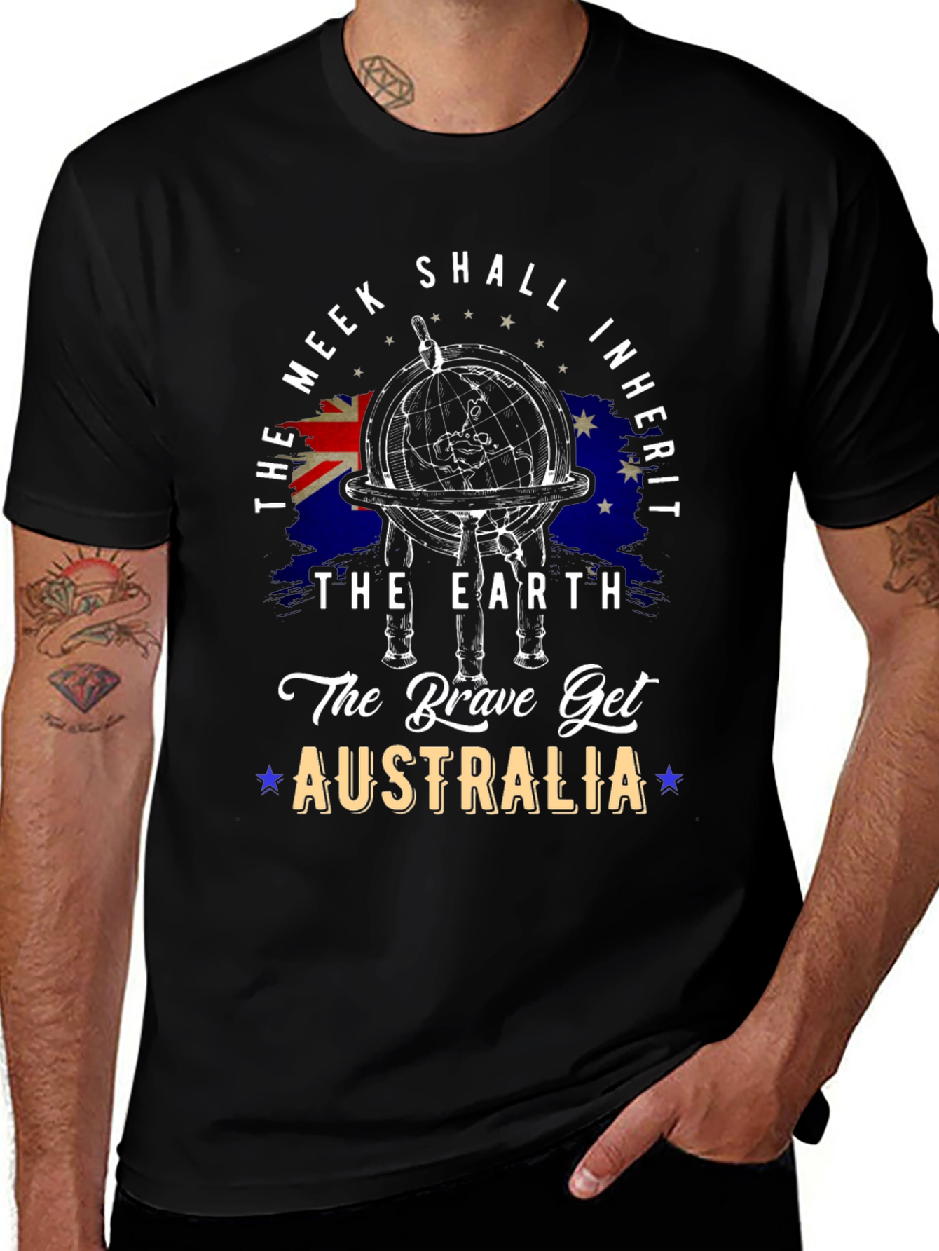 The Meek Shall Inherit Australia Graphic T-Shirt
