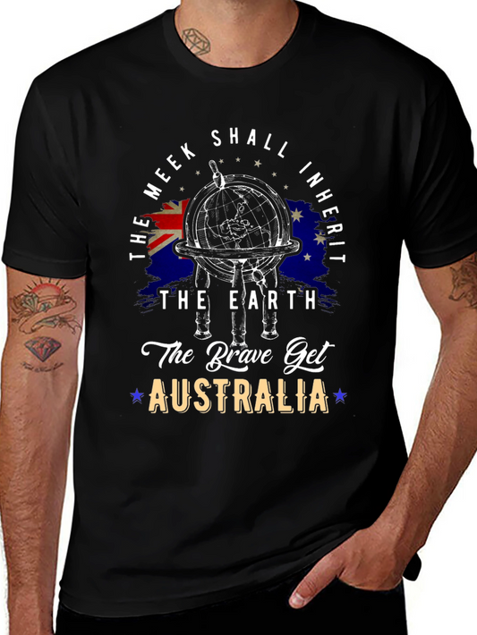 The Meek Shall Inherit Australia Graphic T-Shirt