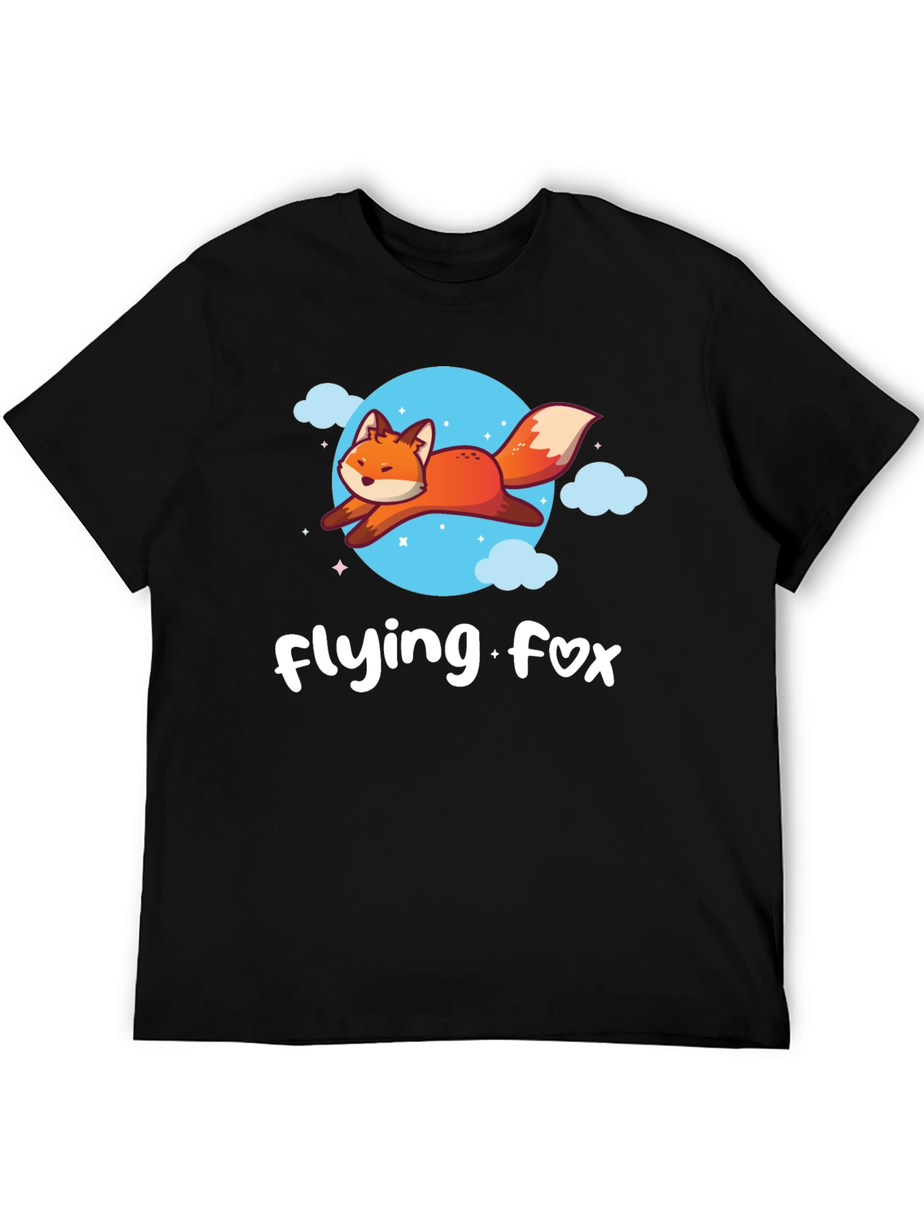 Flying Fox Graphic Tee - Cartoon Animal T-Shirt
