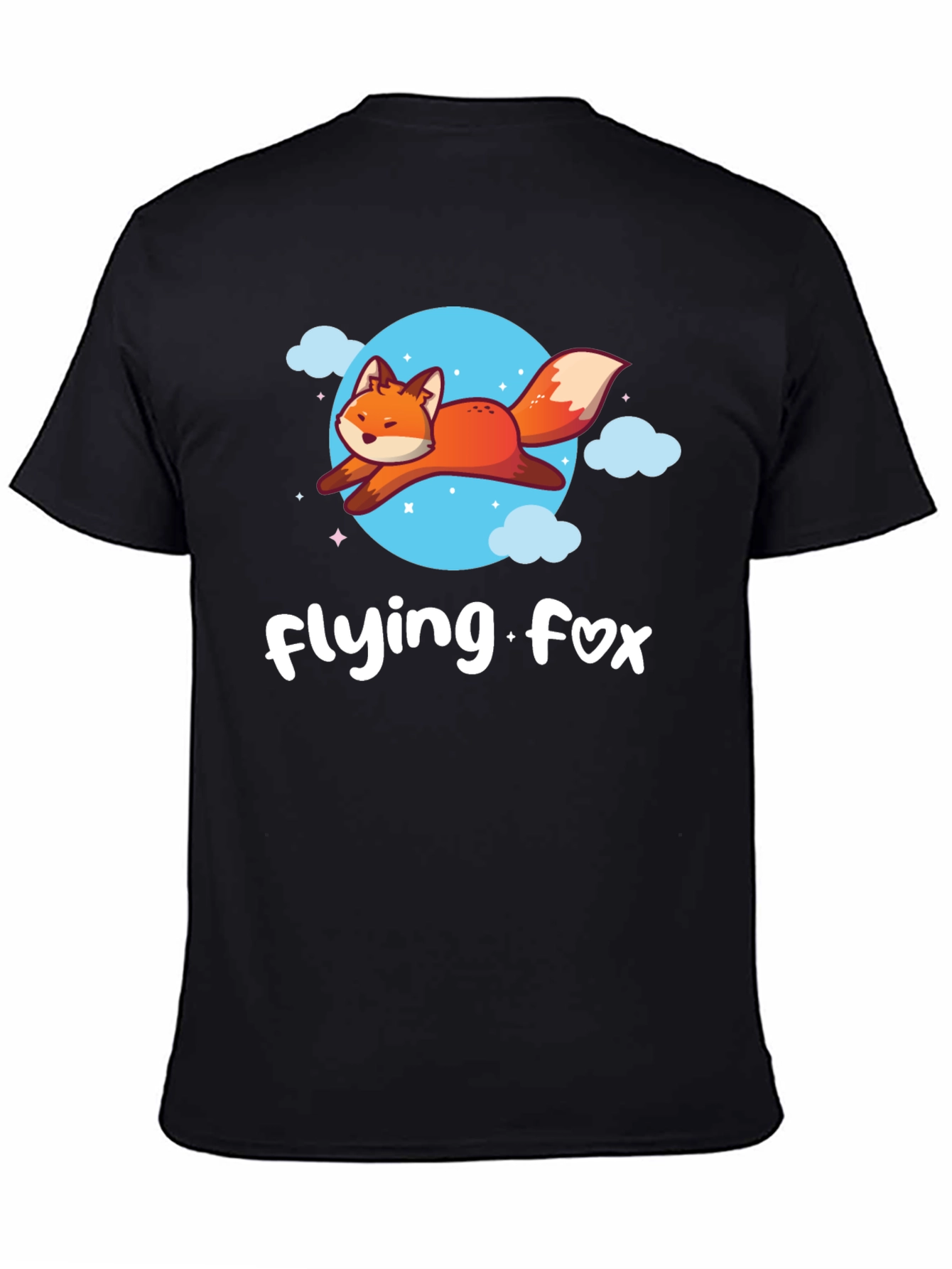 Flying Fox Graphic Tee - Cartoon Animal T-Shirt