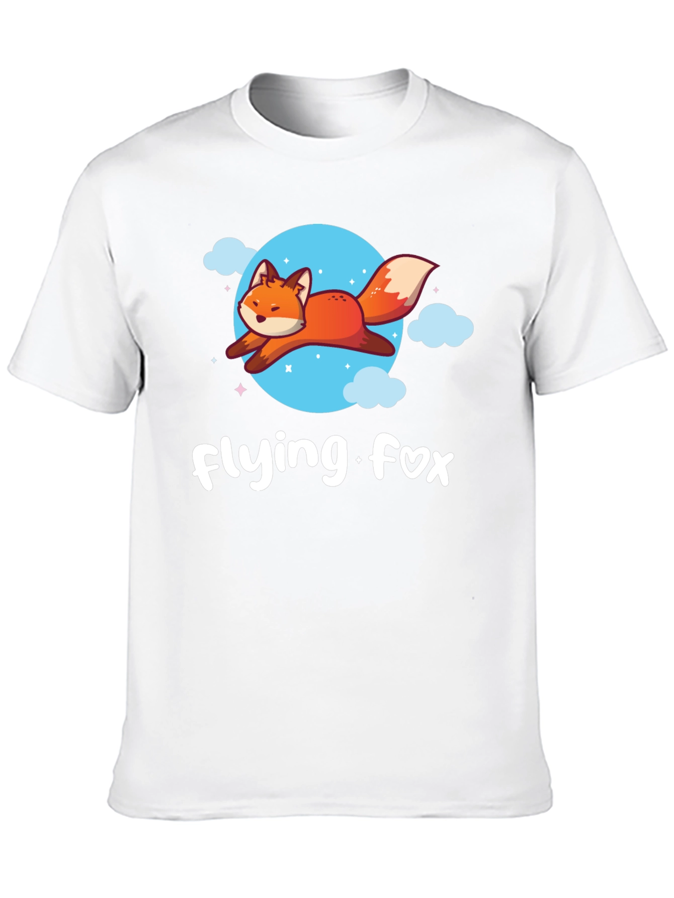 Flying Fox Graphic Tee - Cartoon Animal T-Shirt