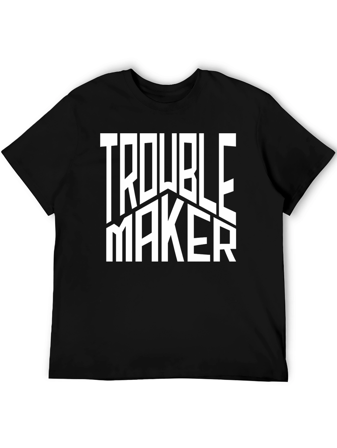Trouble Maker Graphic Tee - Bold Statement Shirt