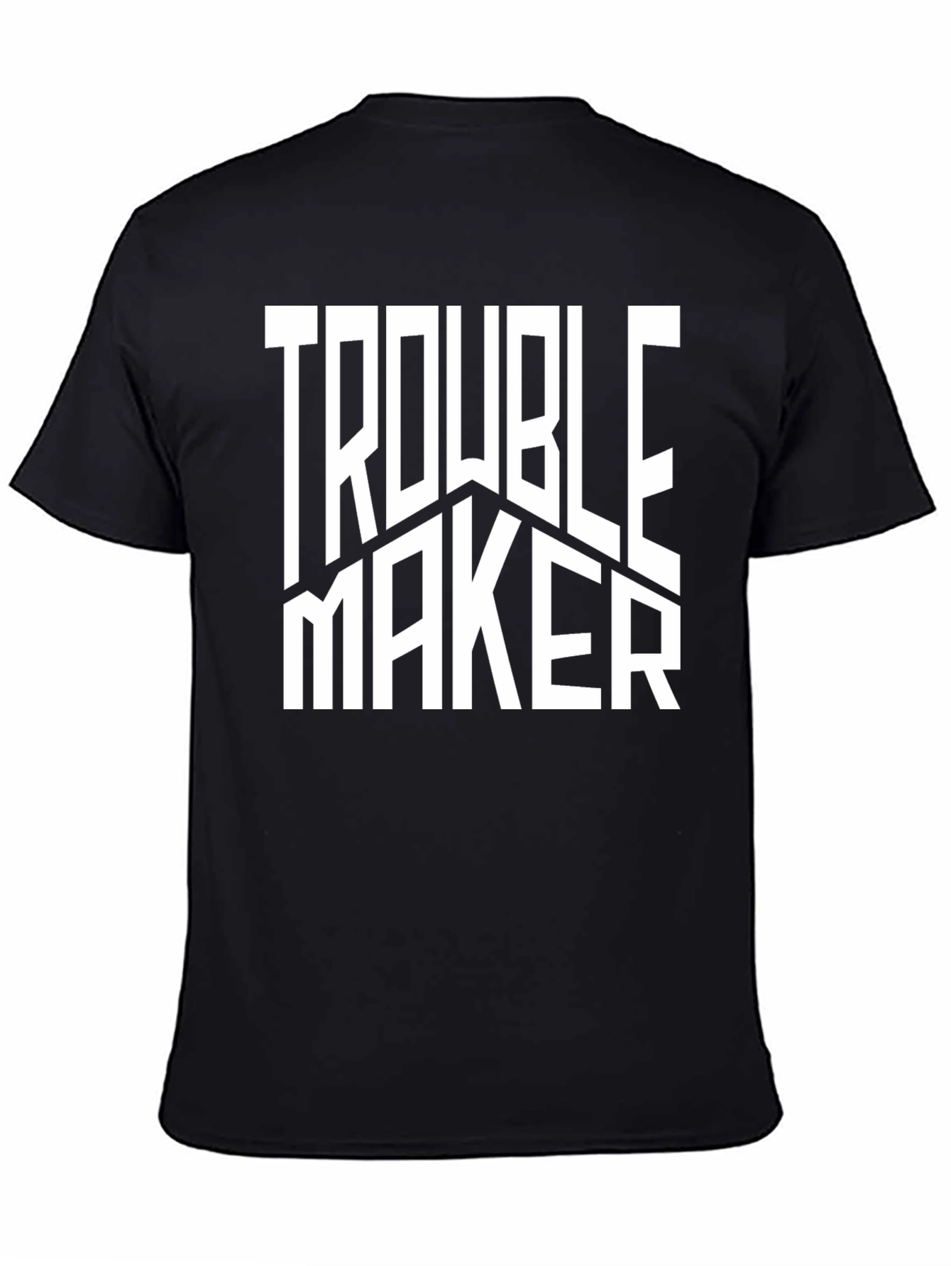 Trouble Maker Graphic Tee - Bold Statement Shirt