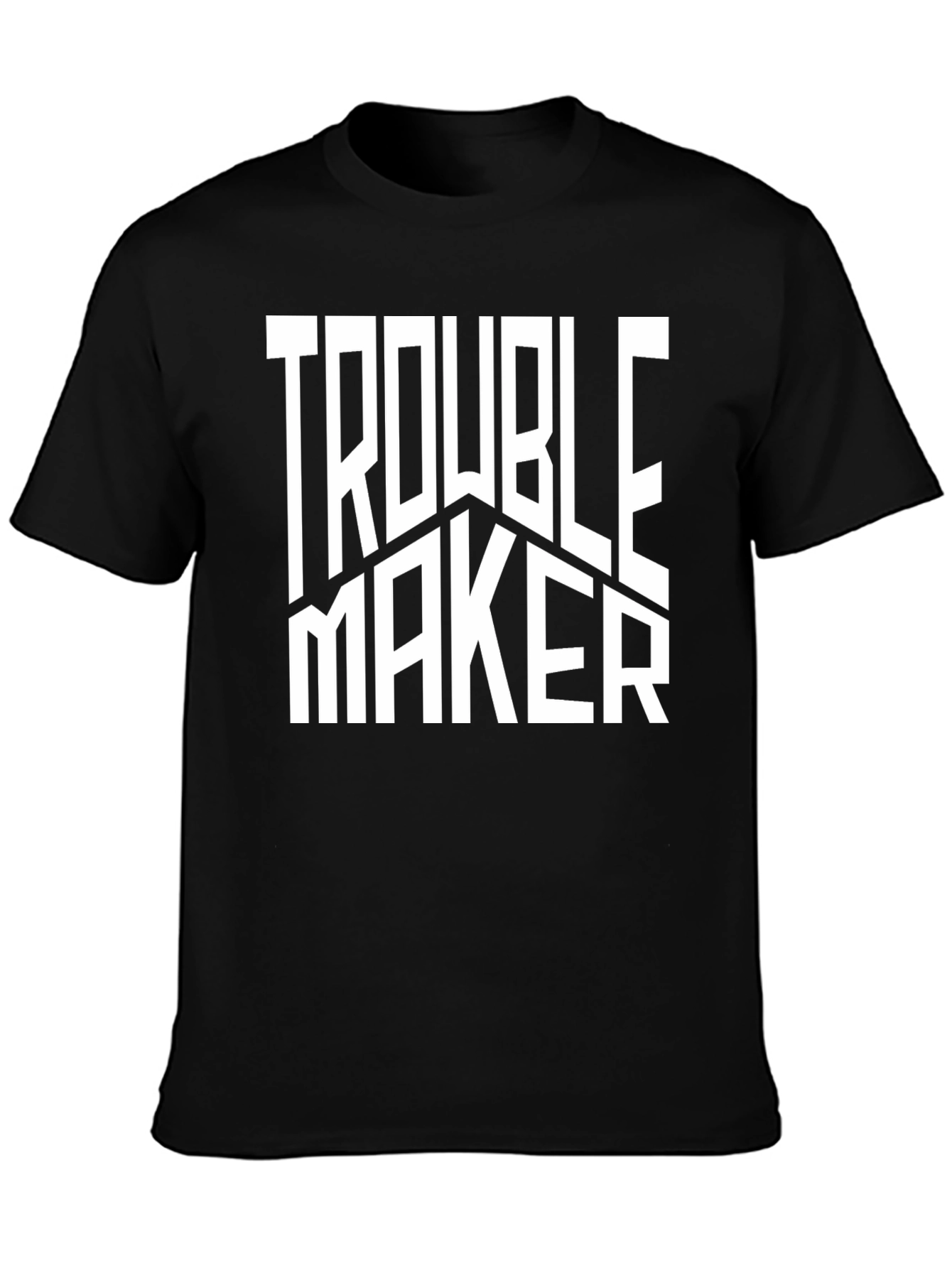 Trouble Maker Graphic Tee - Bold Statement Shirt
