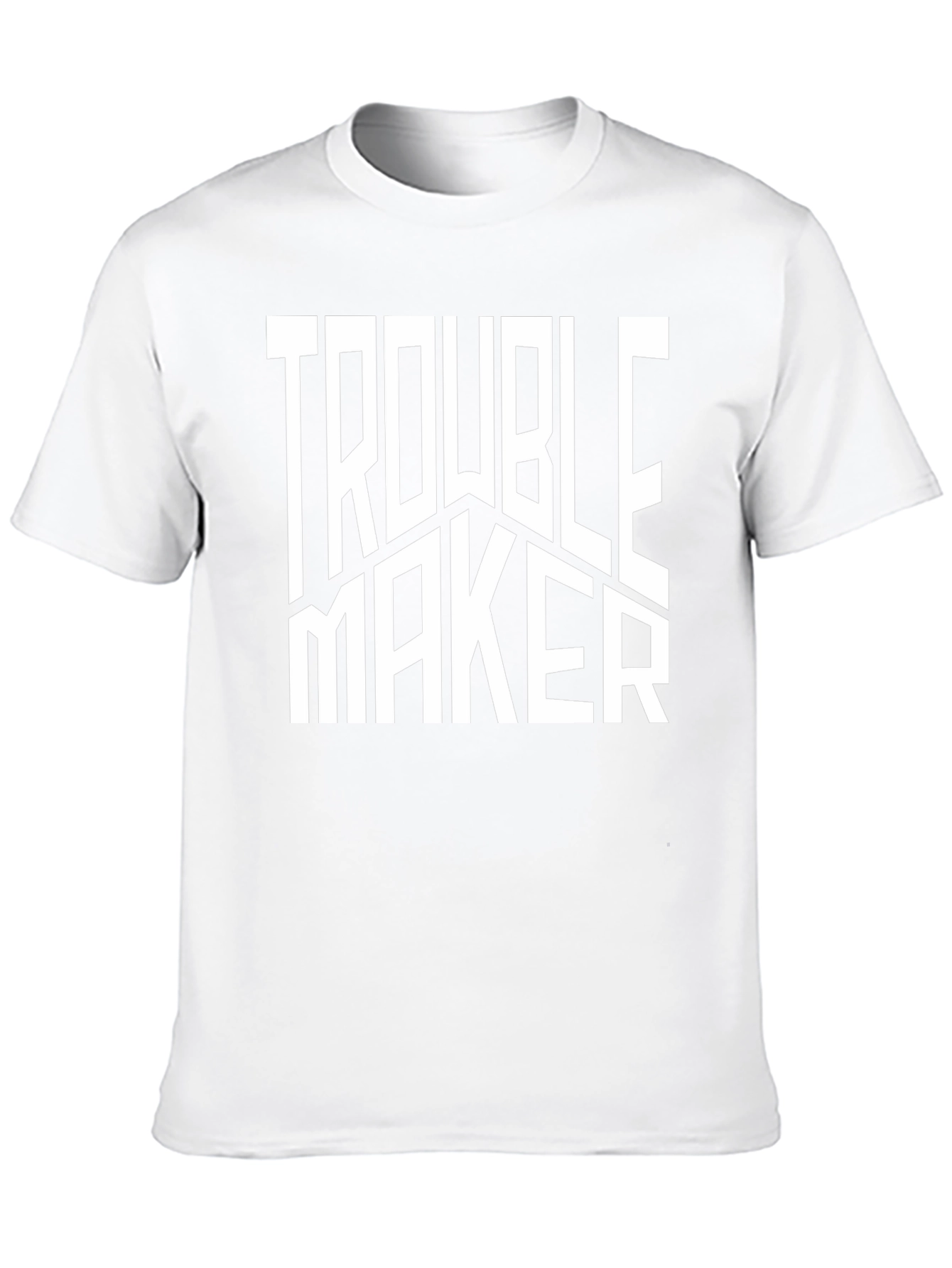 Trouble Maker Graphic Tee - Bold Statement Shirt