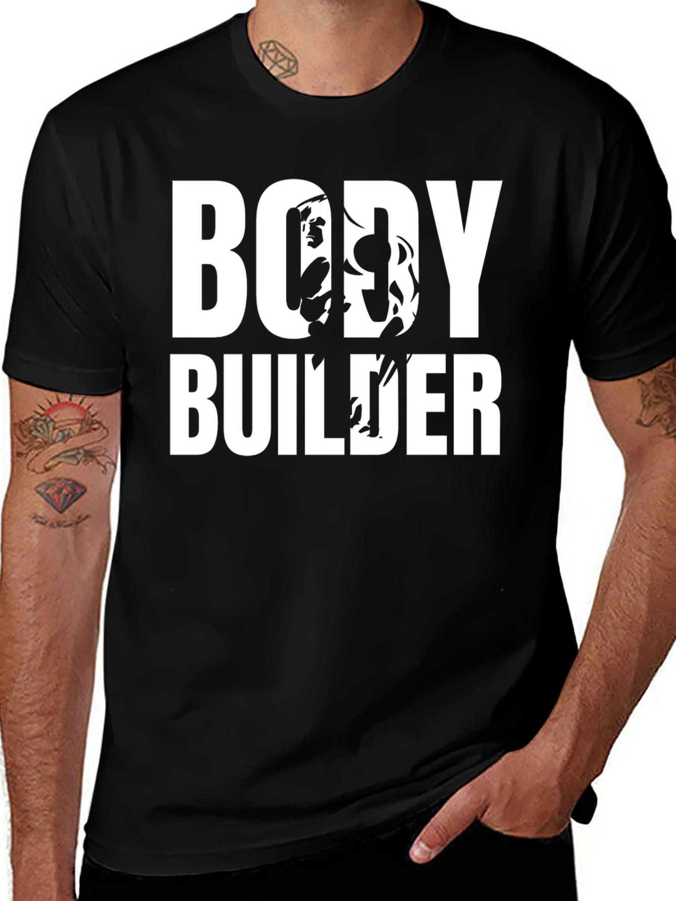 Bodybuilder Graphic Tee - Muscle Fitness Shirt
