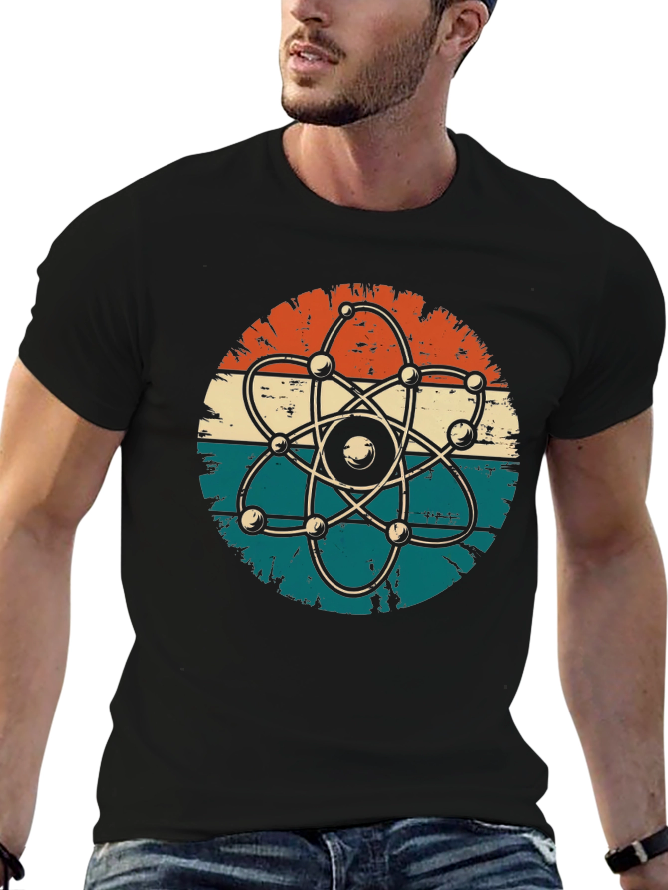 Retro Atom T-Shirt - Science Geek Apparel