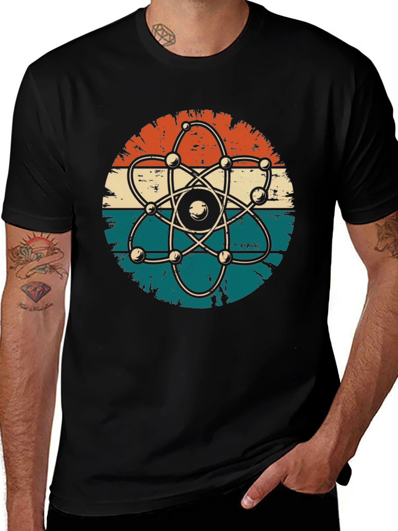 Retro Atom T-Shirt - Science Geek Apparel