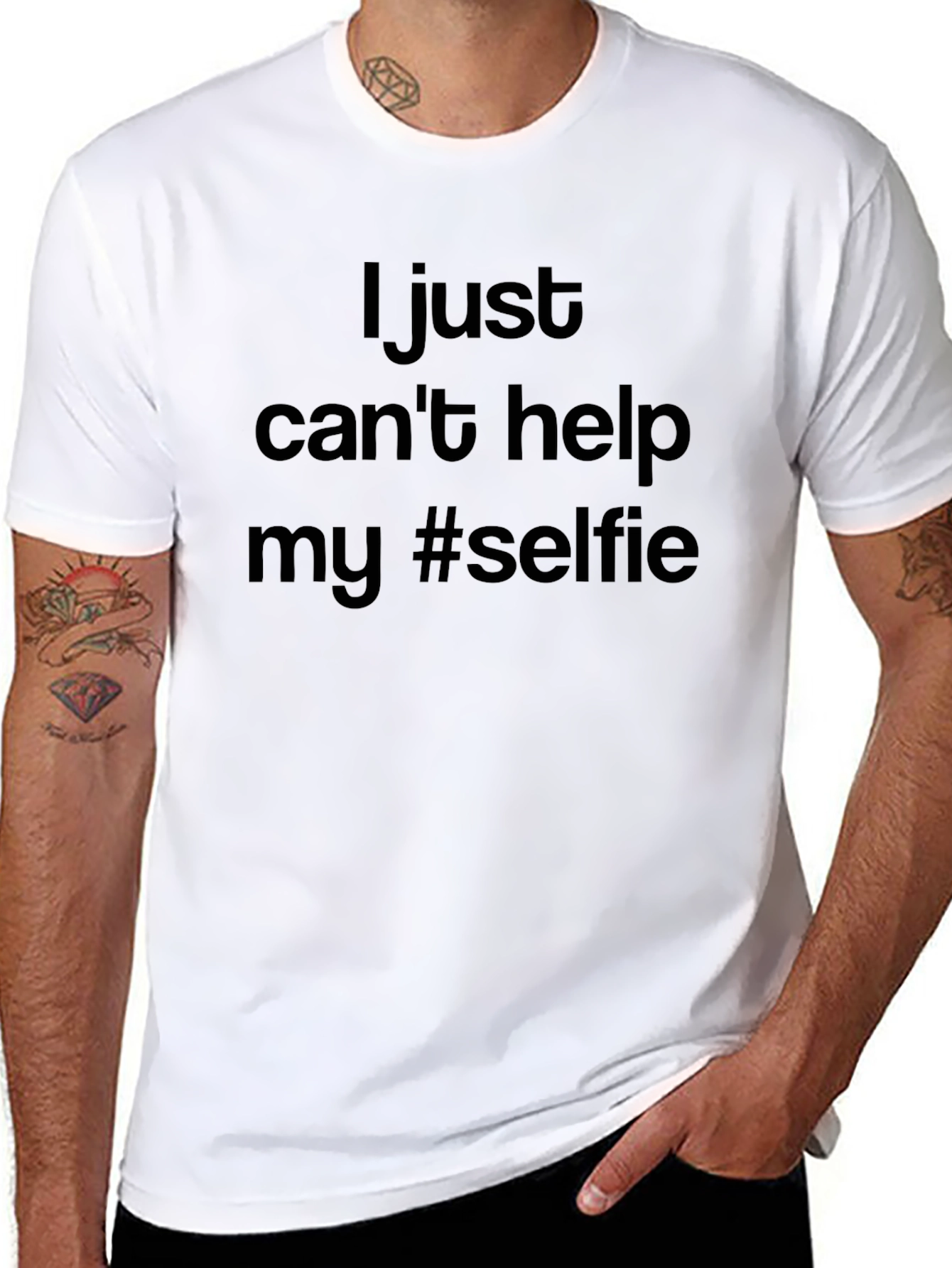 I Just Cant Help My #Selfie T-Shirt