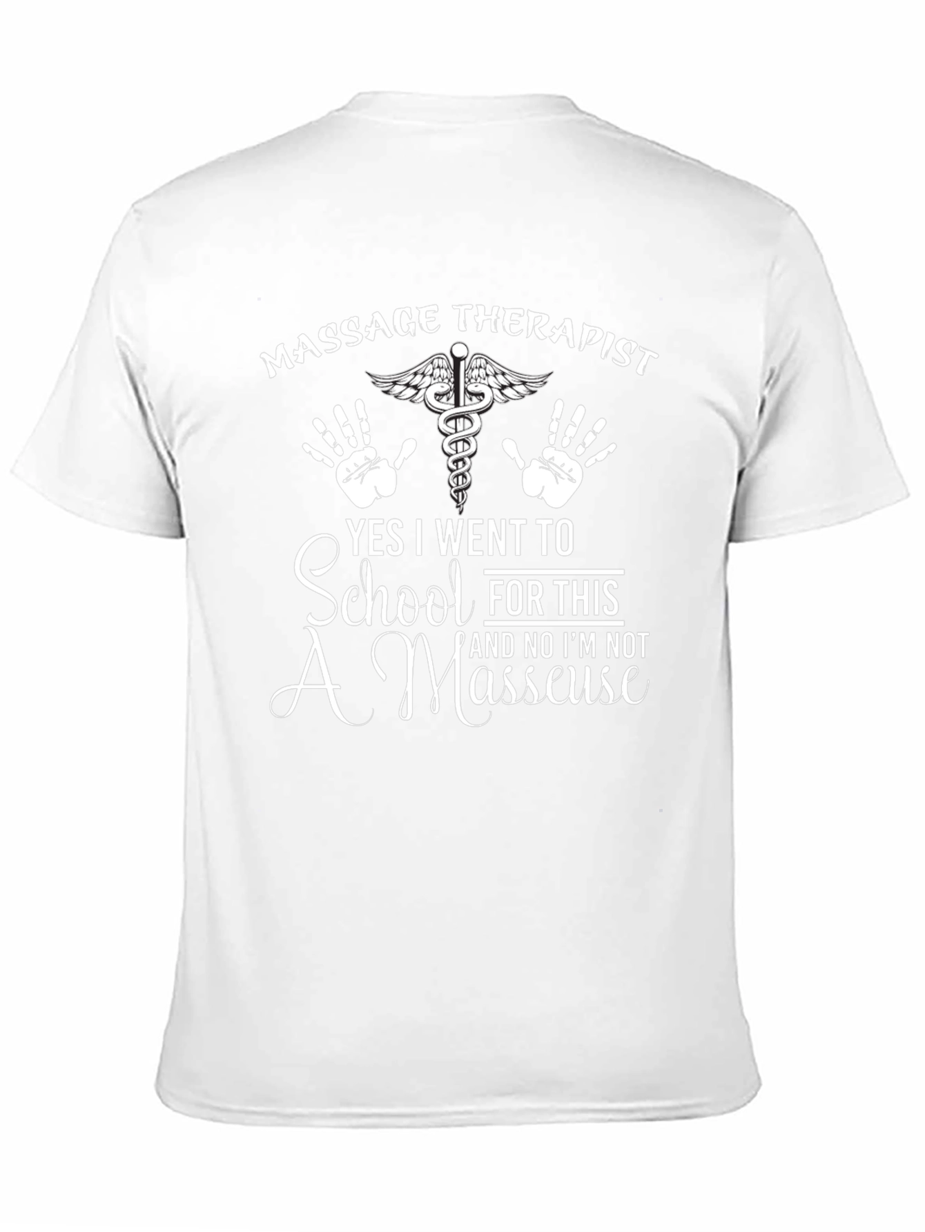 Massage Therapist Novelty Graphic T-Shirt