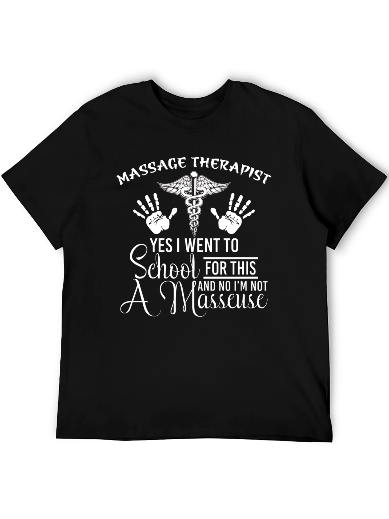 Massage Therapist Novelty Graphic T-Shirt