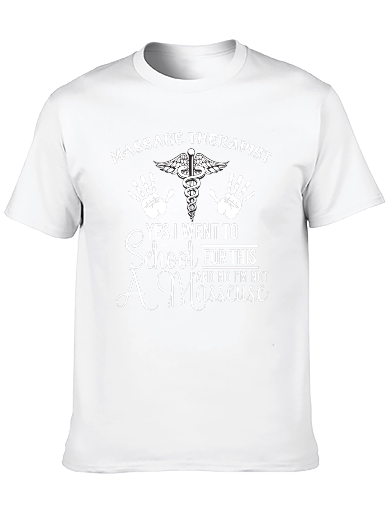 Massage Therapist Novelty Graphic T-Shirt