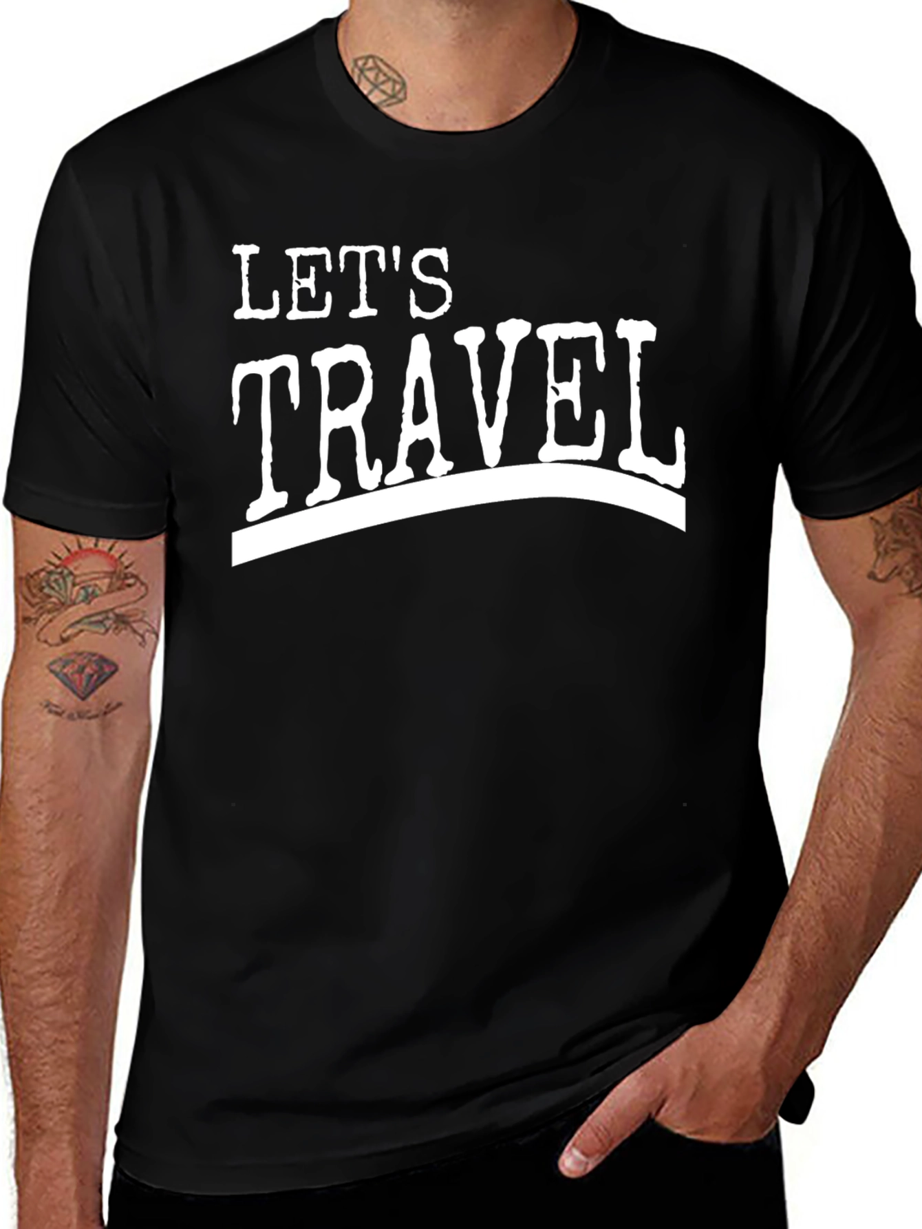 Lets Travel Graphic T-Shirt - Unisex