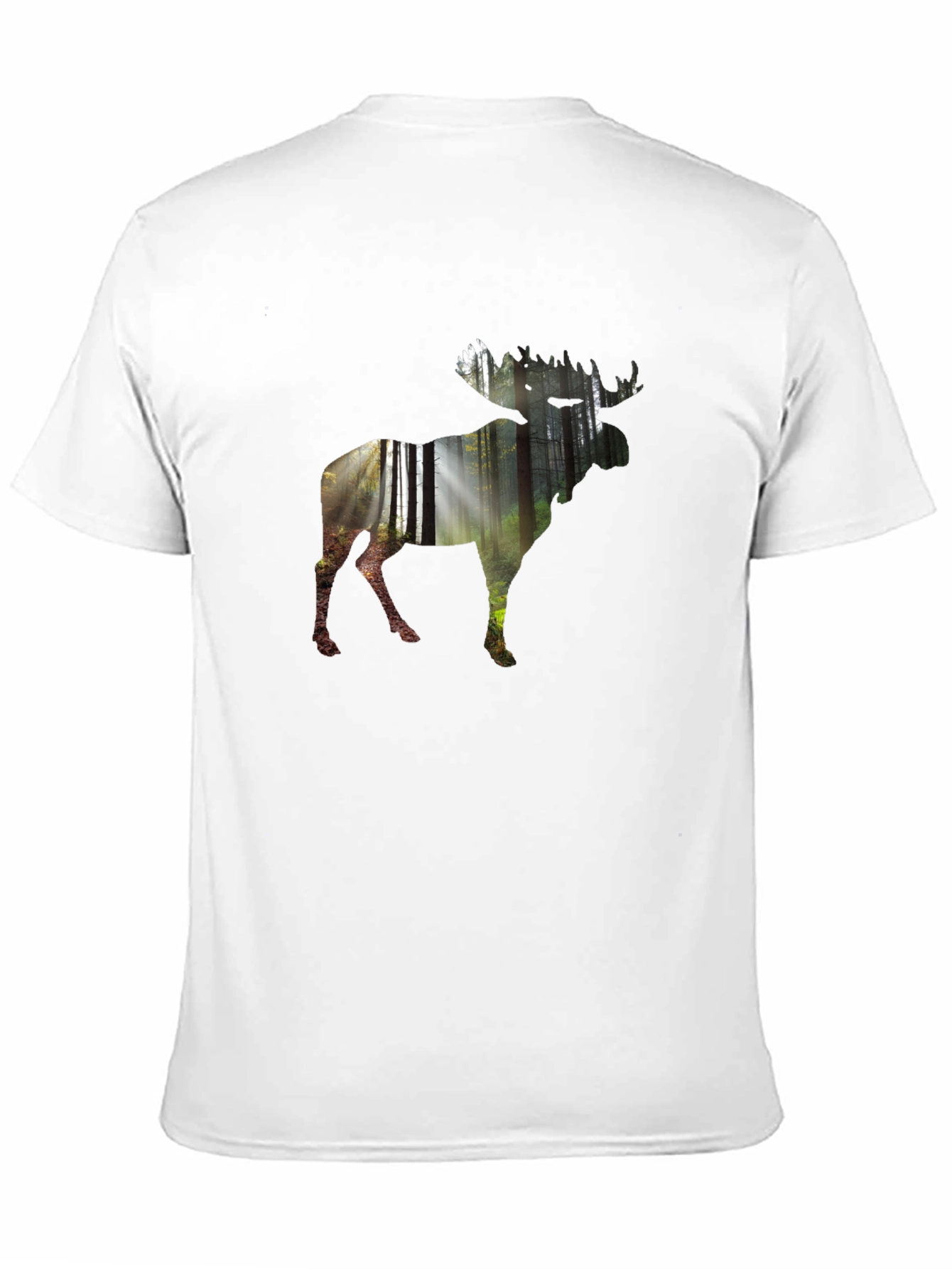 Nature Moose Graphic Tee - Mens Black T-Shirt