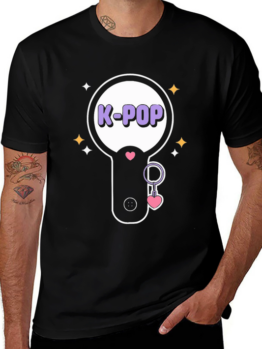 K-Pop Fan T-Shirt: Lightstick Design