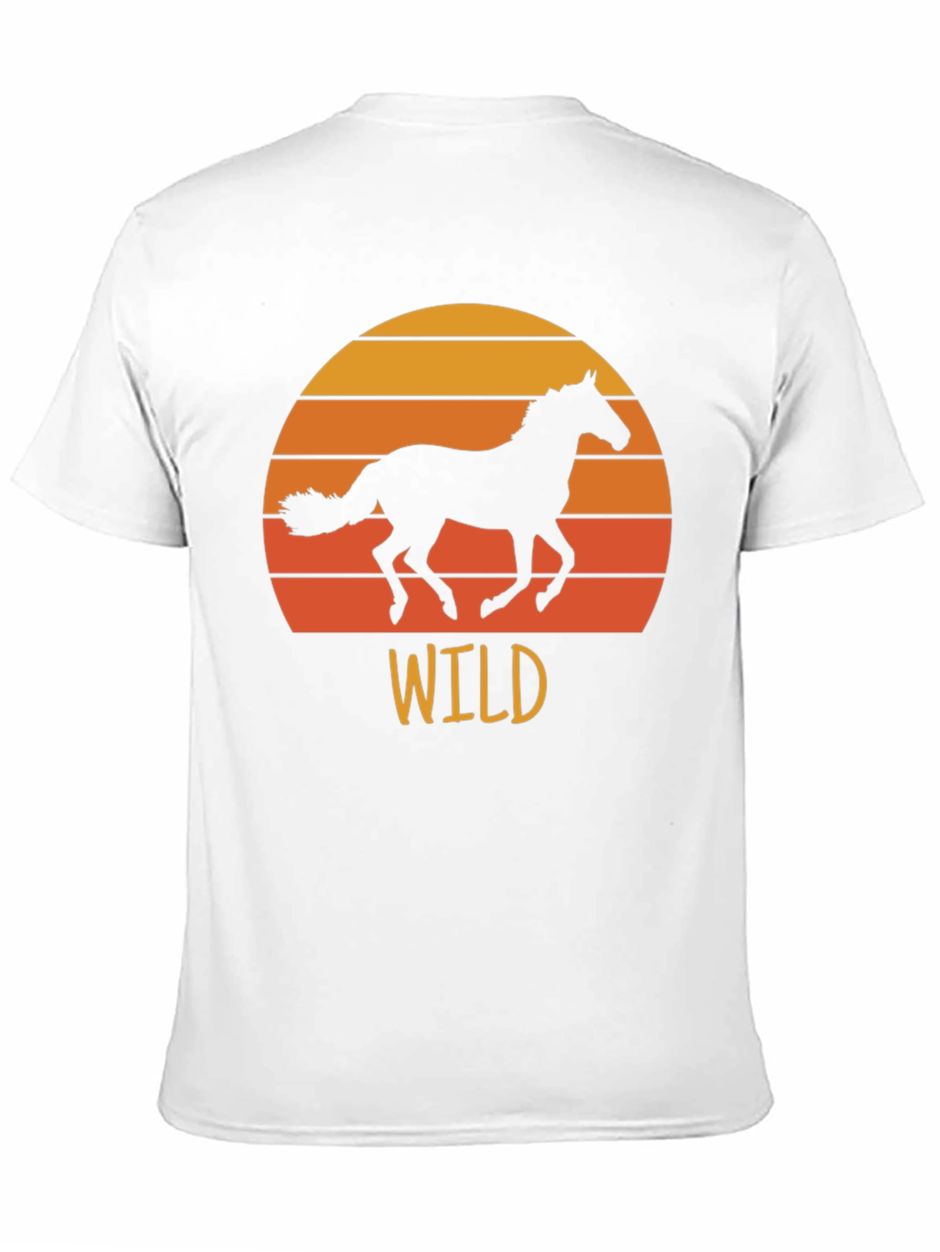 Wild Horse Sunset Graphic Tee - Black