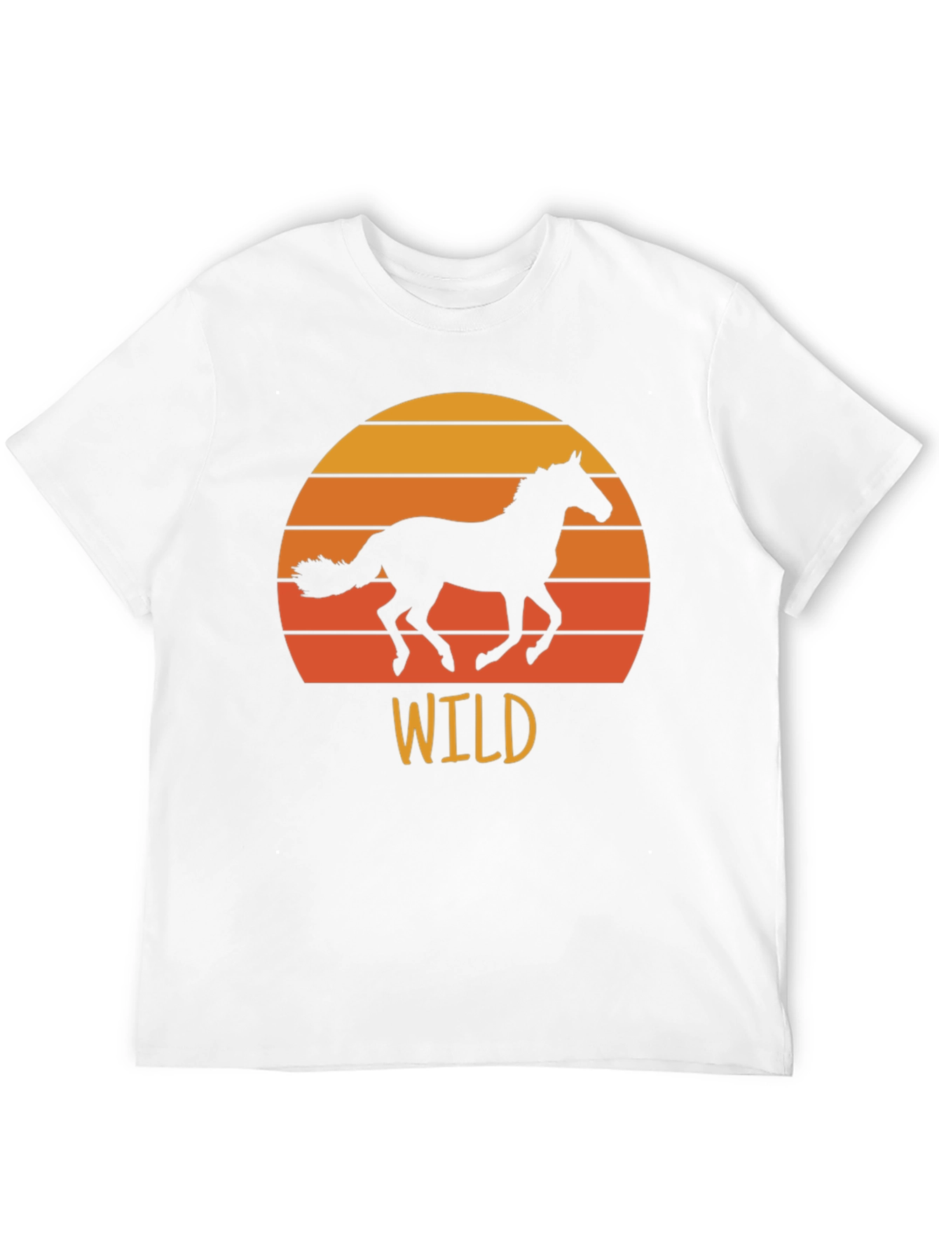Wild Horse Sunset Graphic Tee - Black