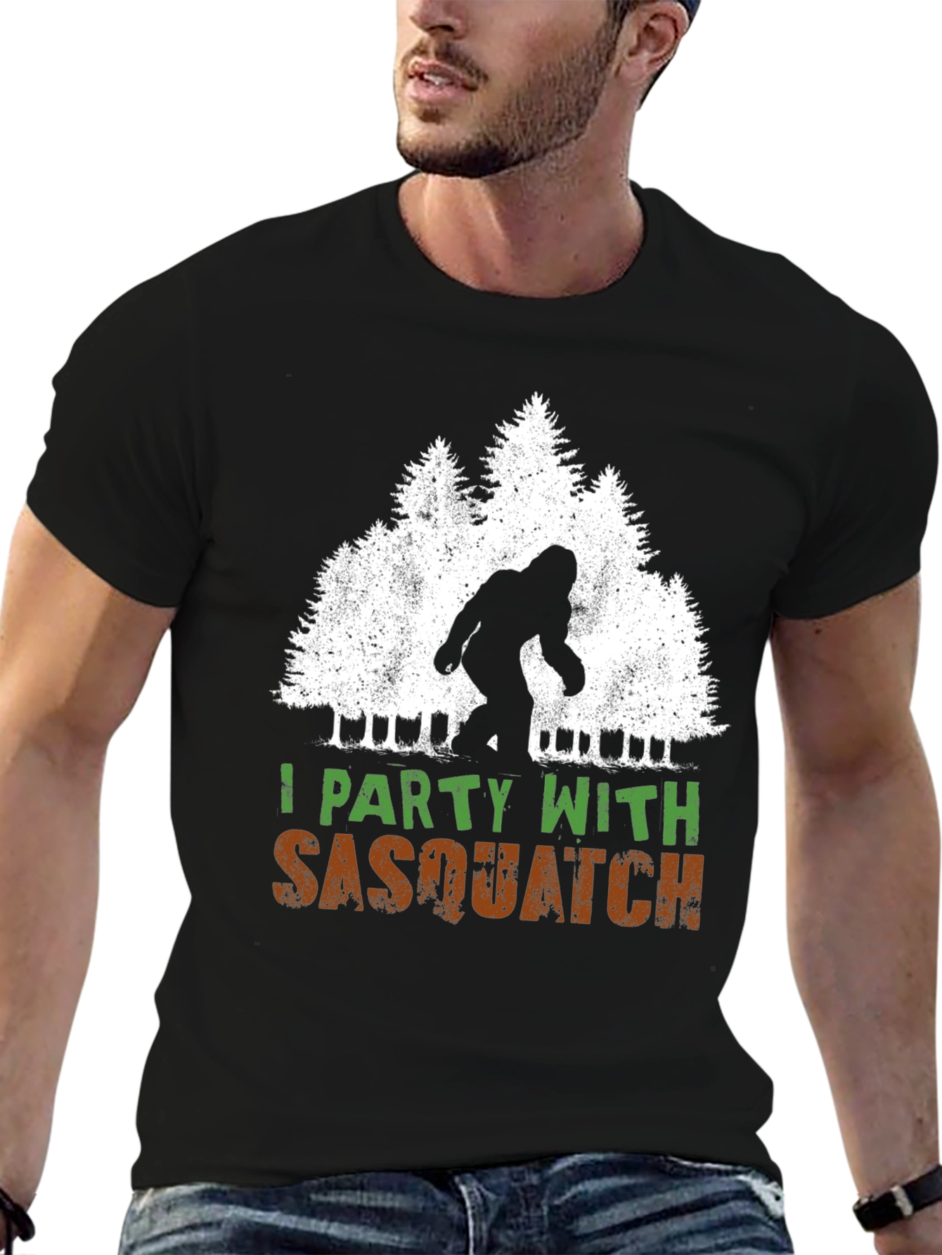 I Party With Sasquatch T-Shirt