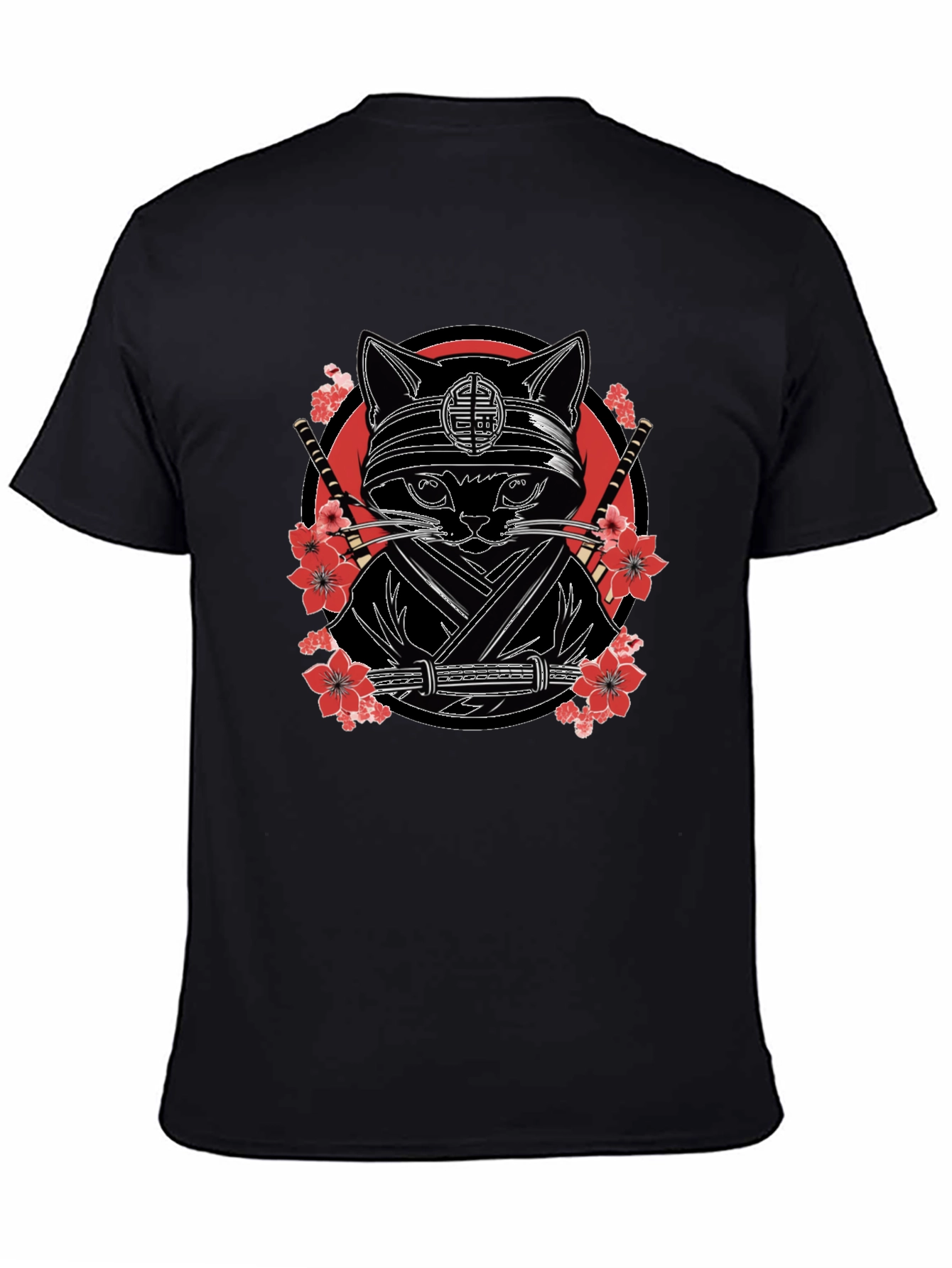Ninja Cat T-Shirt - Martial Arts Kitten Graphic Tee