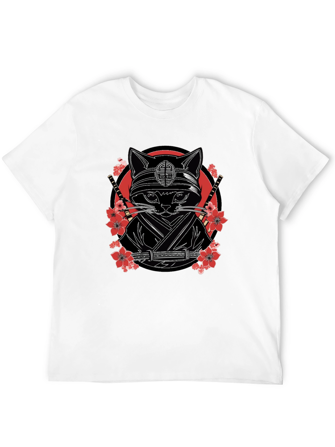 Ninja Cat T-Shirt - Martial Arts Kitten Graphic Tee