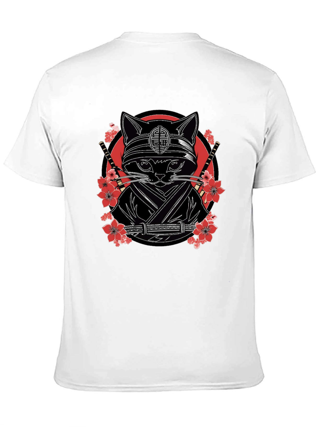 Ninja Cat T-Shirt - Martial Arts Kitten Graphic Tee