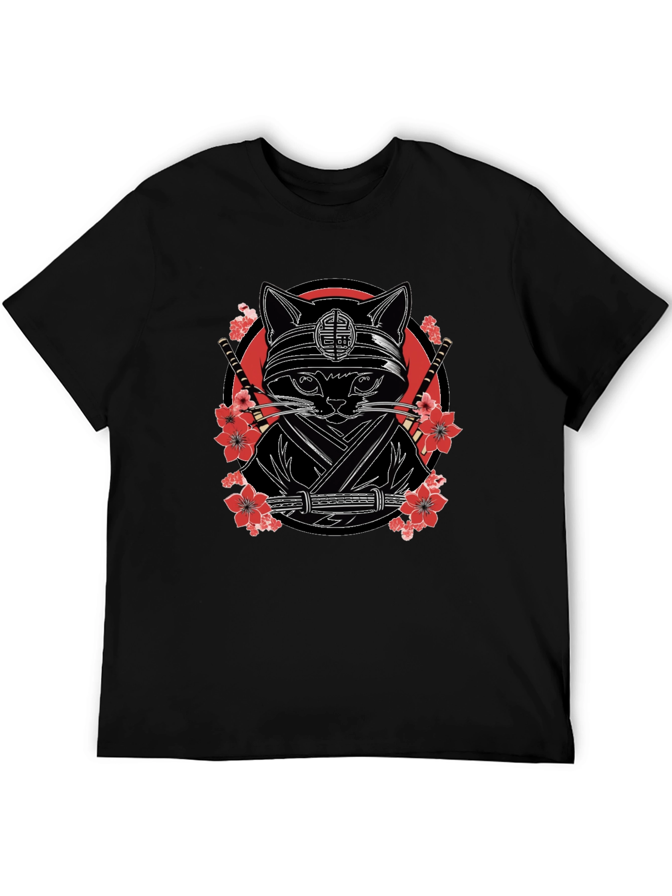 Ninja Cat T-Shirt - Martial Arts Kitten Graphic Tee