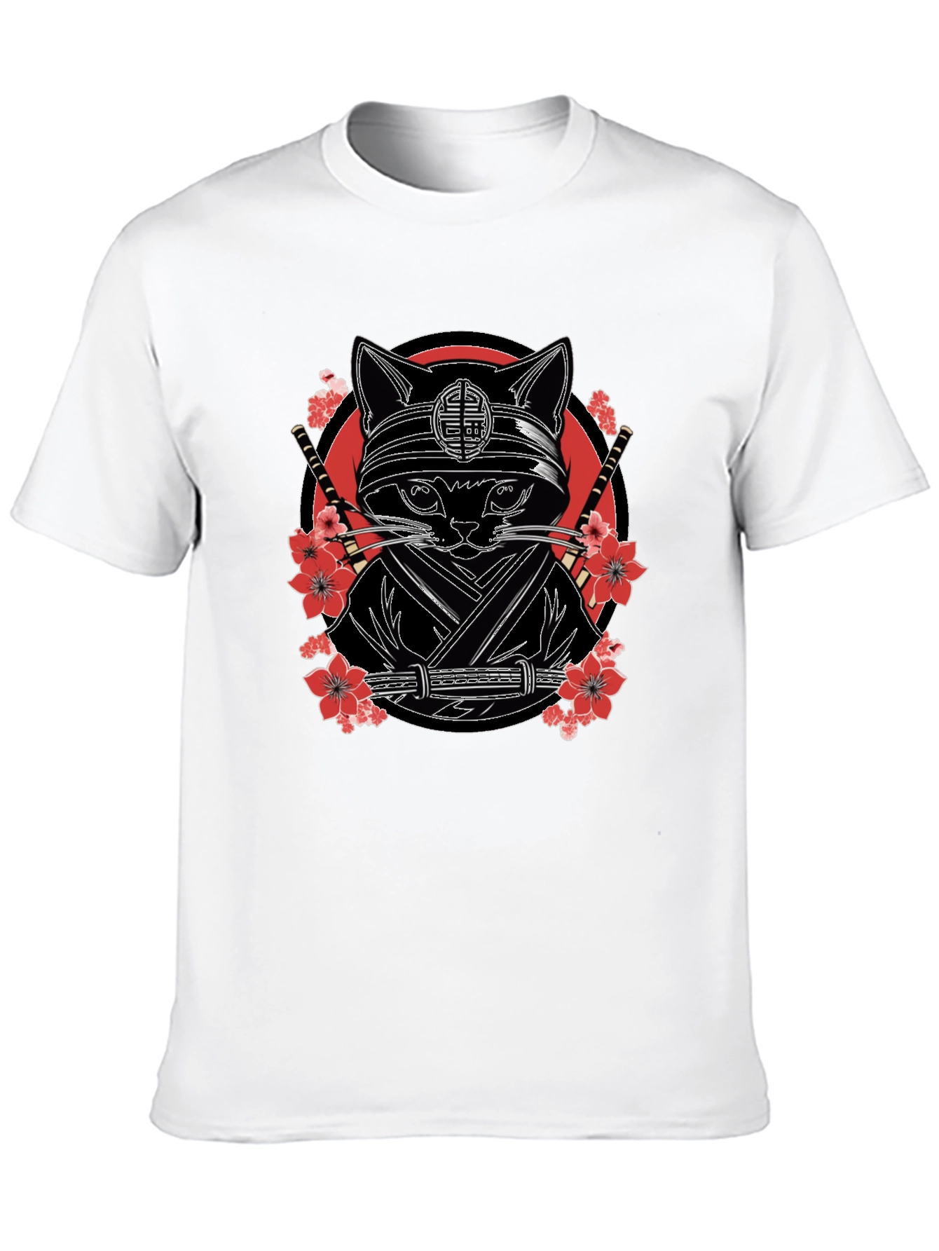 Ninja Cat T-Shirt - Martial Arts Kitten Graphic Tee