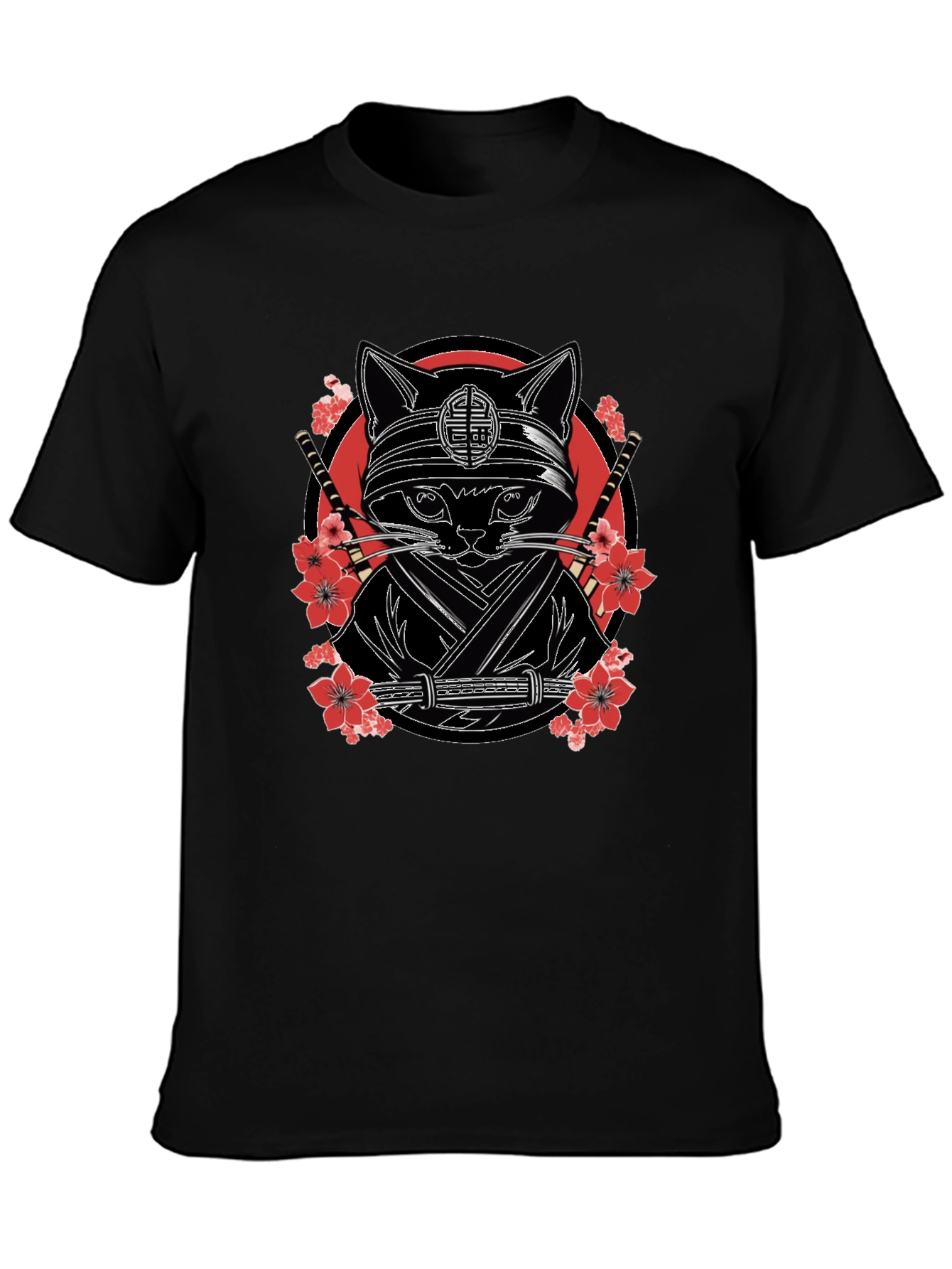 Ninja Cat T-Shirt - Martial Arts Kitten Graphic Tee