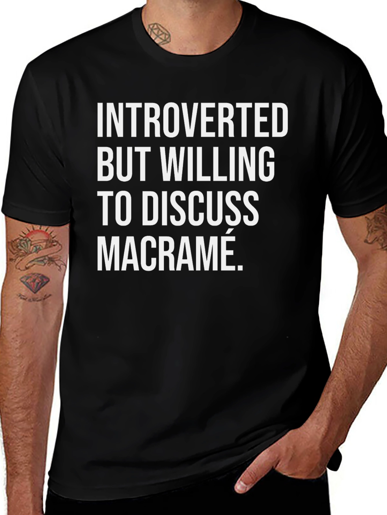 Introverted Macrame T-Shirt