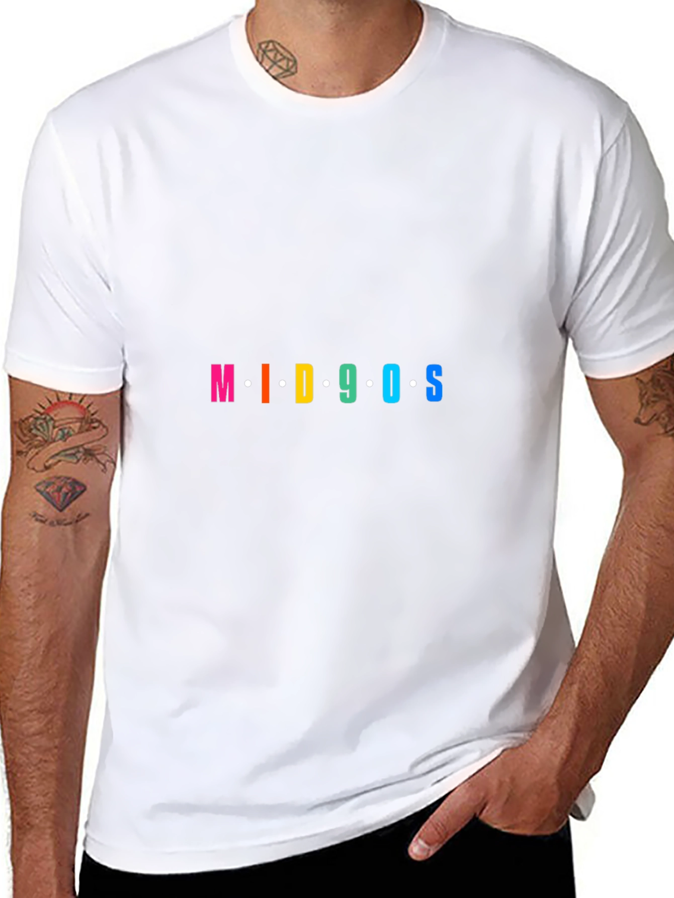 Mid 90s Graphic T-Shirt - Black Tee