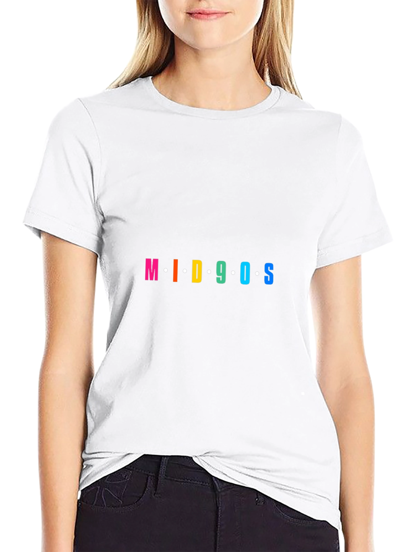 Mid 90s Graphic T-Shirt - Black Tee