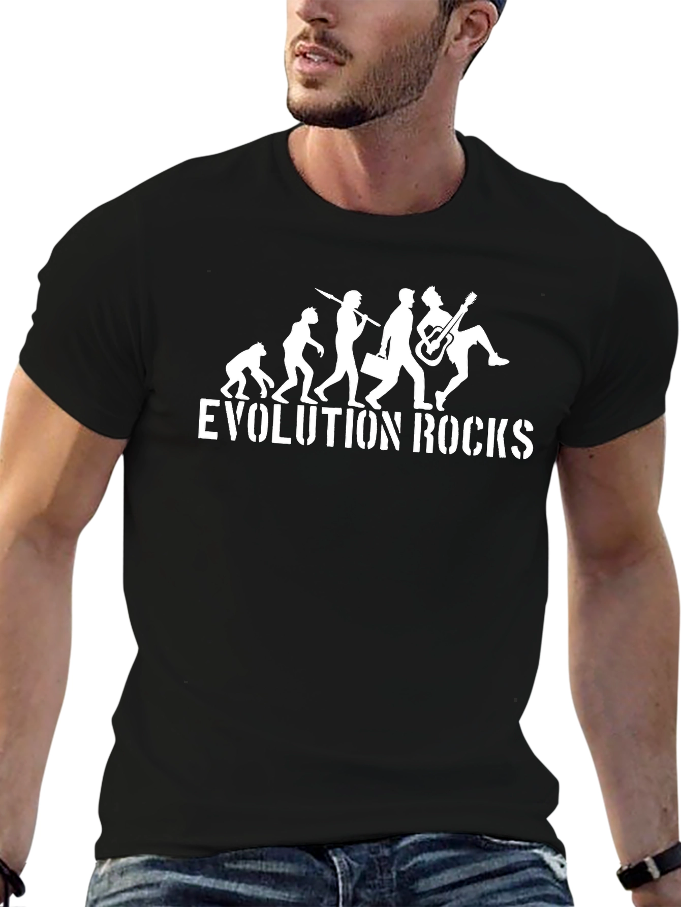 Evolution Rocks Graphic T-Shirt