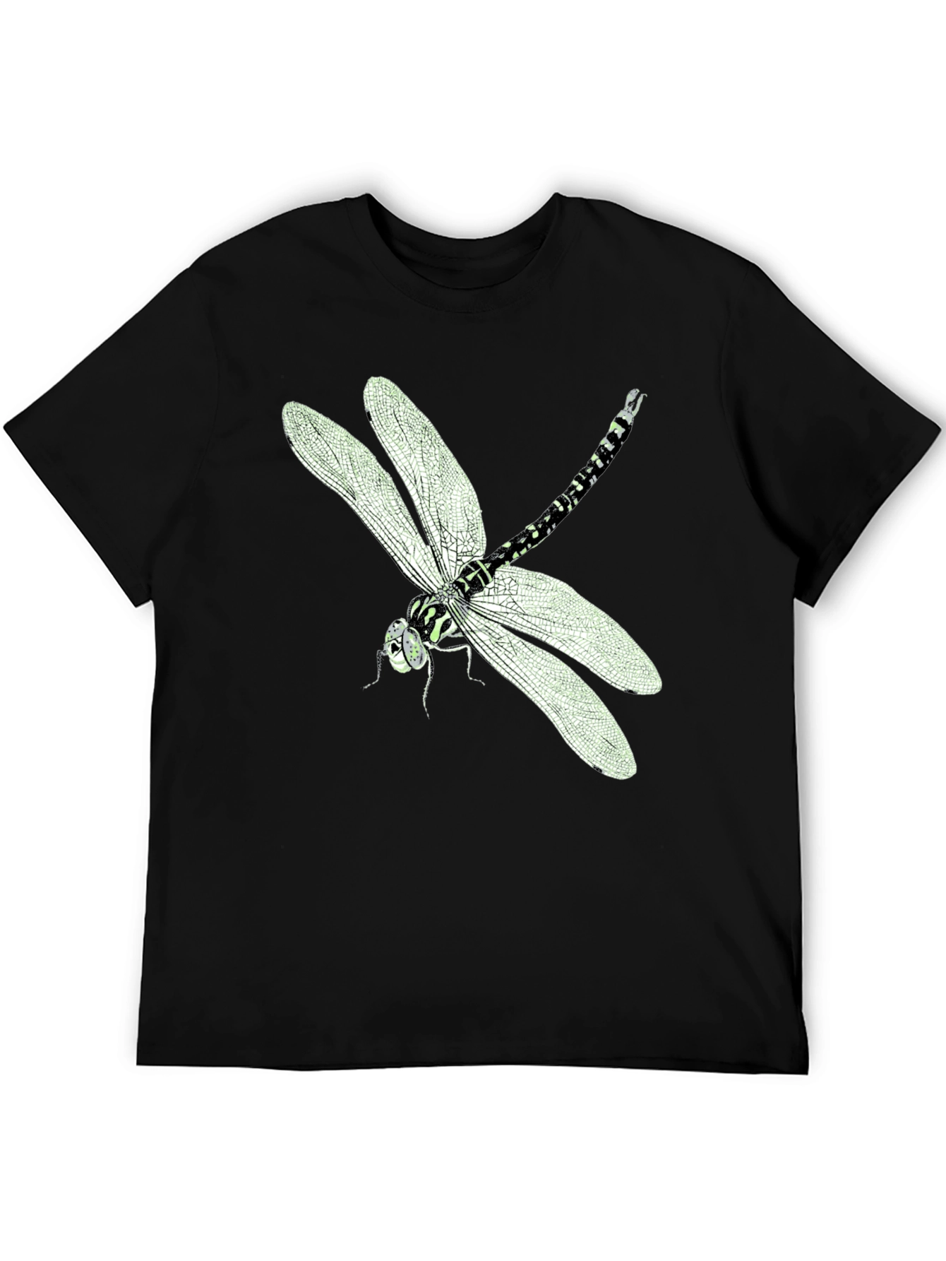 Dragonfly Graphic Black T-Shirt