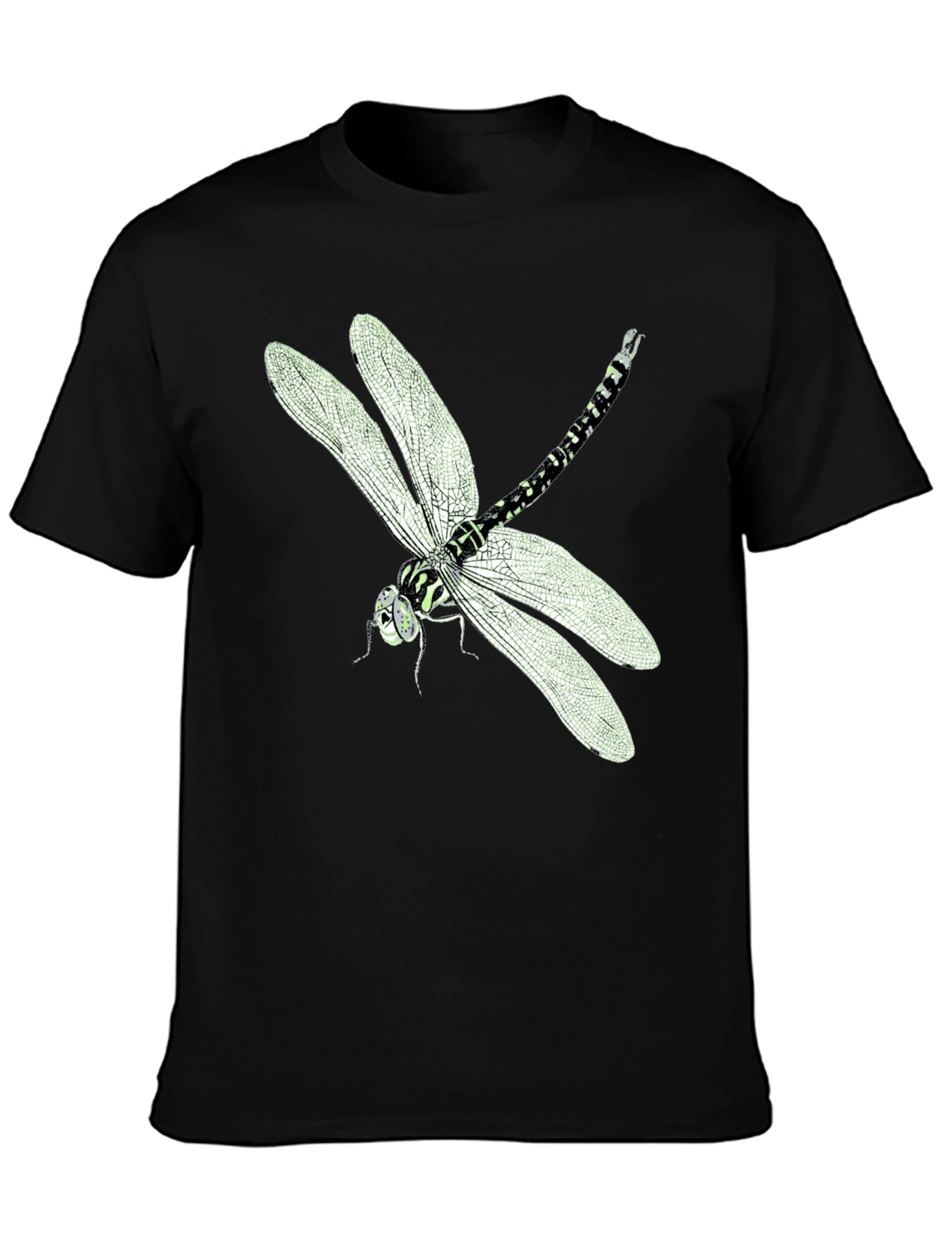 Dragonfly Graphic Black T-Shirt